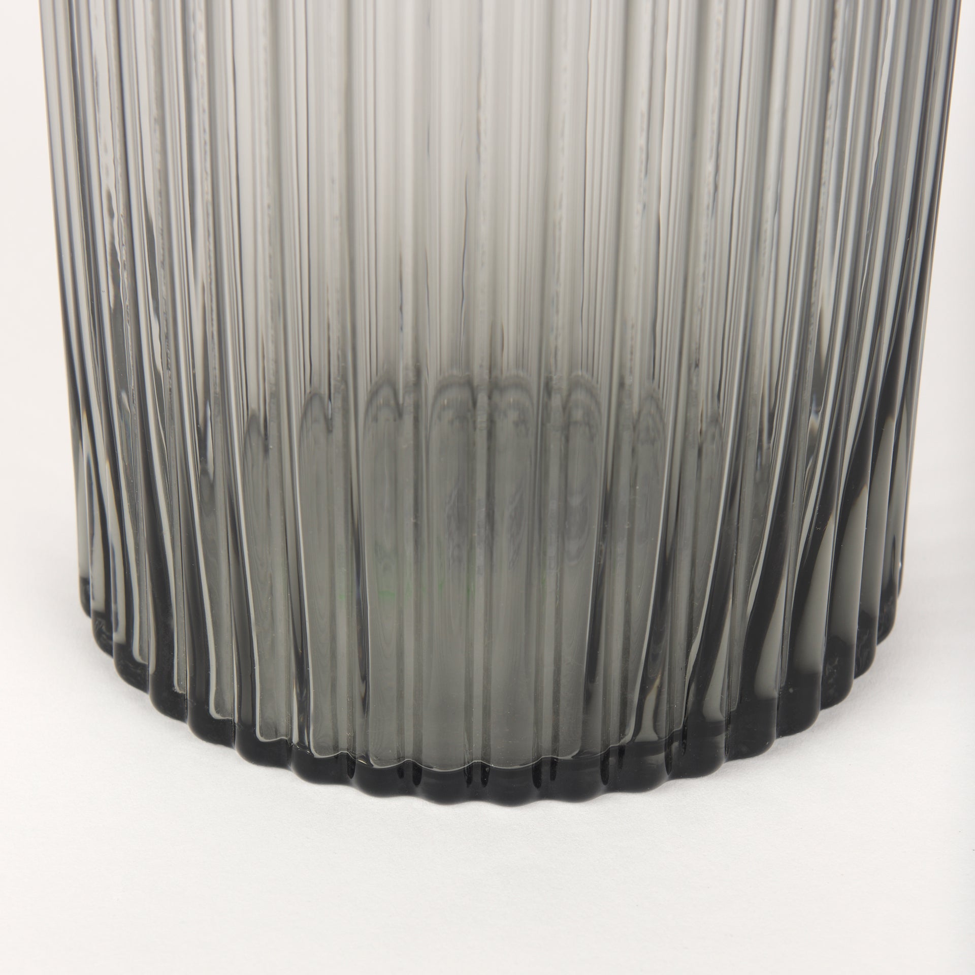Dawn Tall Smokey Black Glass Vase - Central Designs