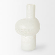Heket Tall White Glass Vase - Central Designs