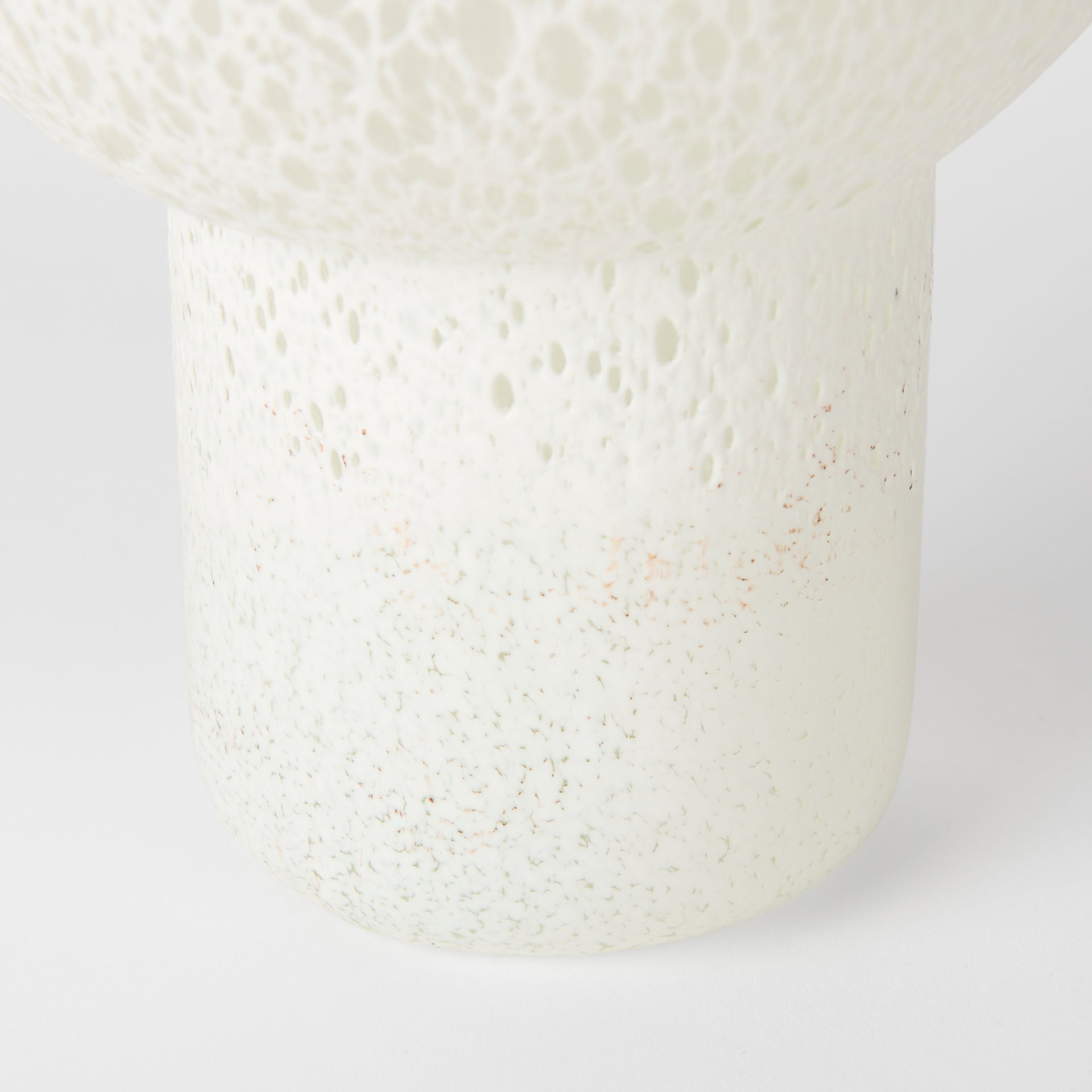Heket Tall White Glass Vase - Central Designs