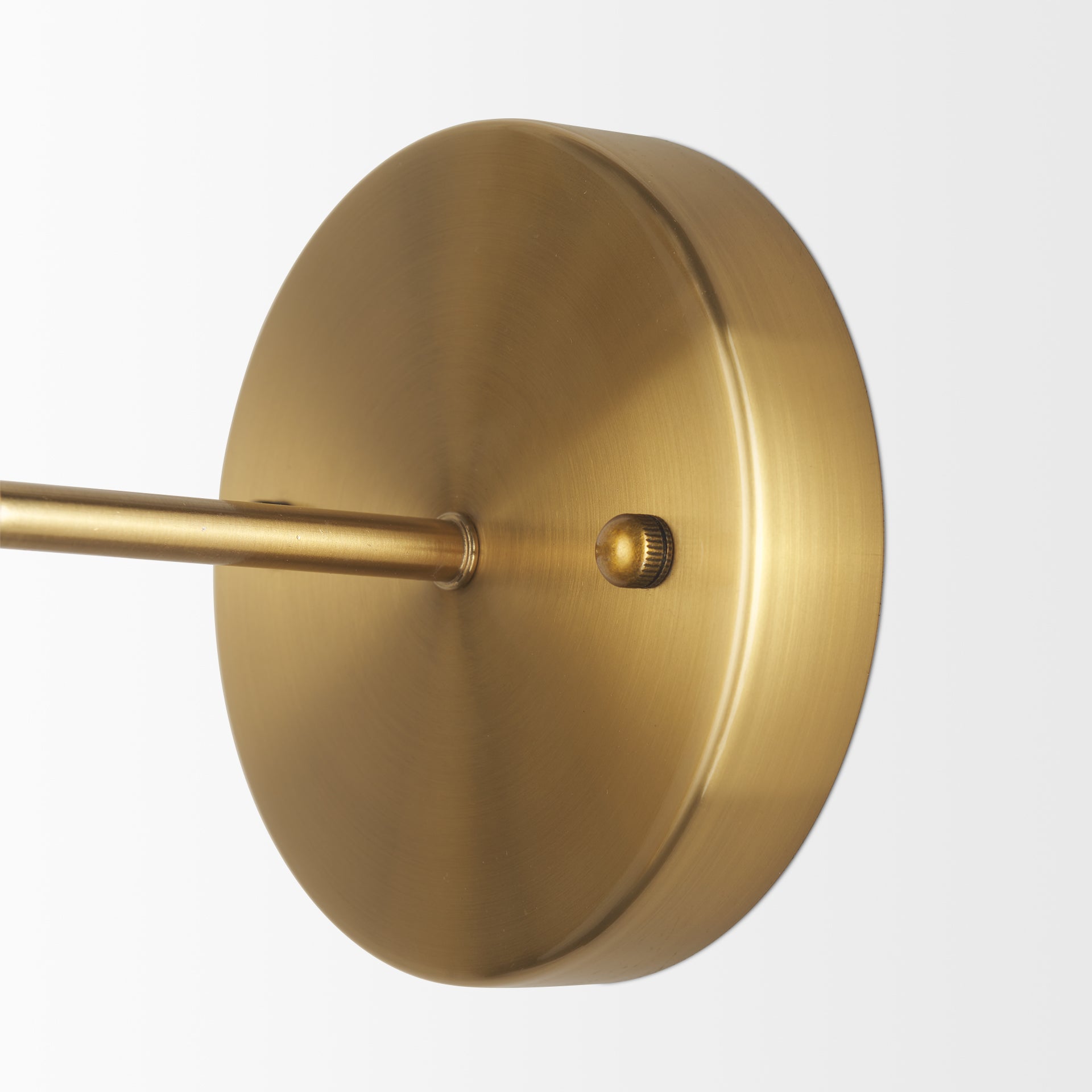 Britton Gold Metal w/ Clear Glass Globe 1 - Light Wall Sconce - Central Designs