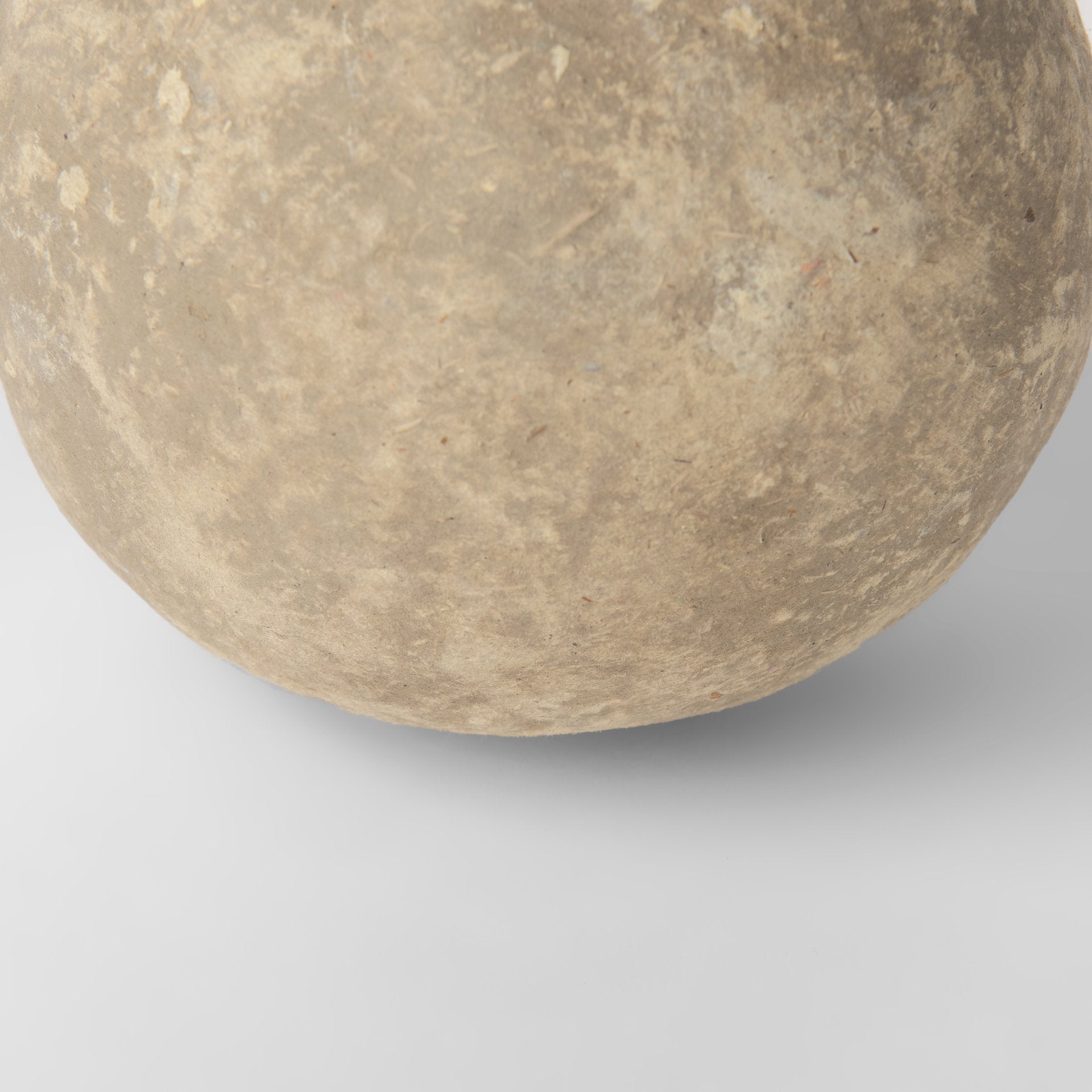 Sunita Set of 3 Gray Paper Mache Orbs - Central Designs