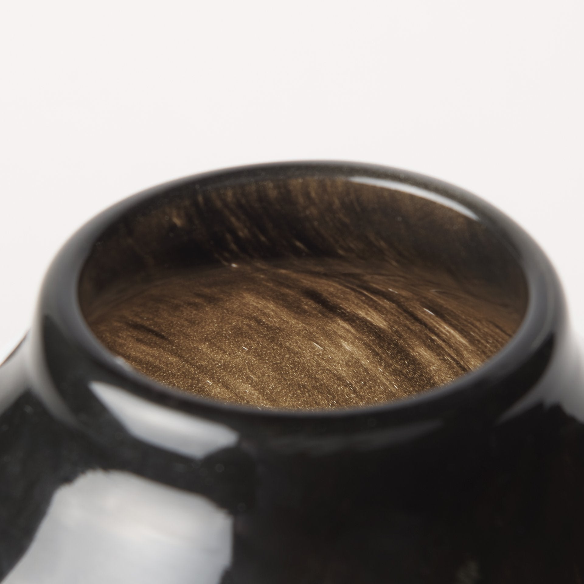 Emu Tall Black w/ Gray Vase - Central Designs