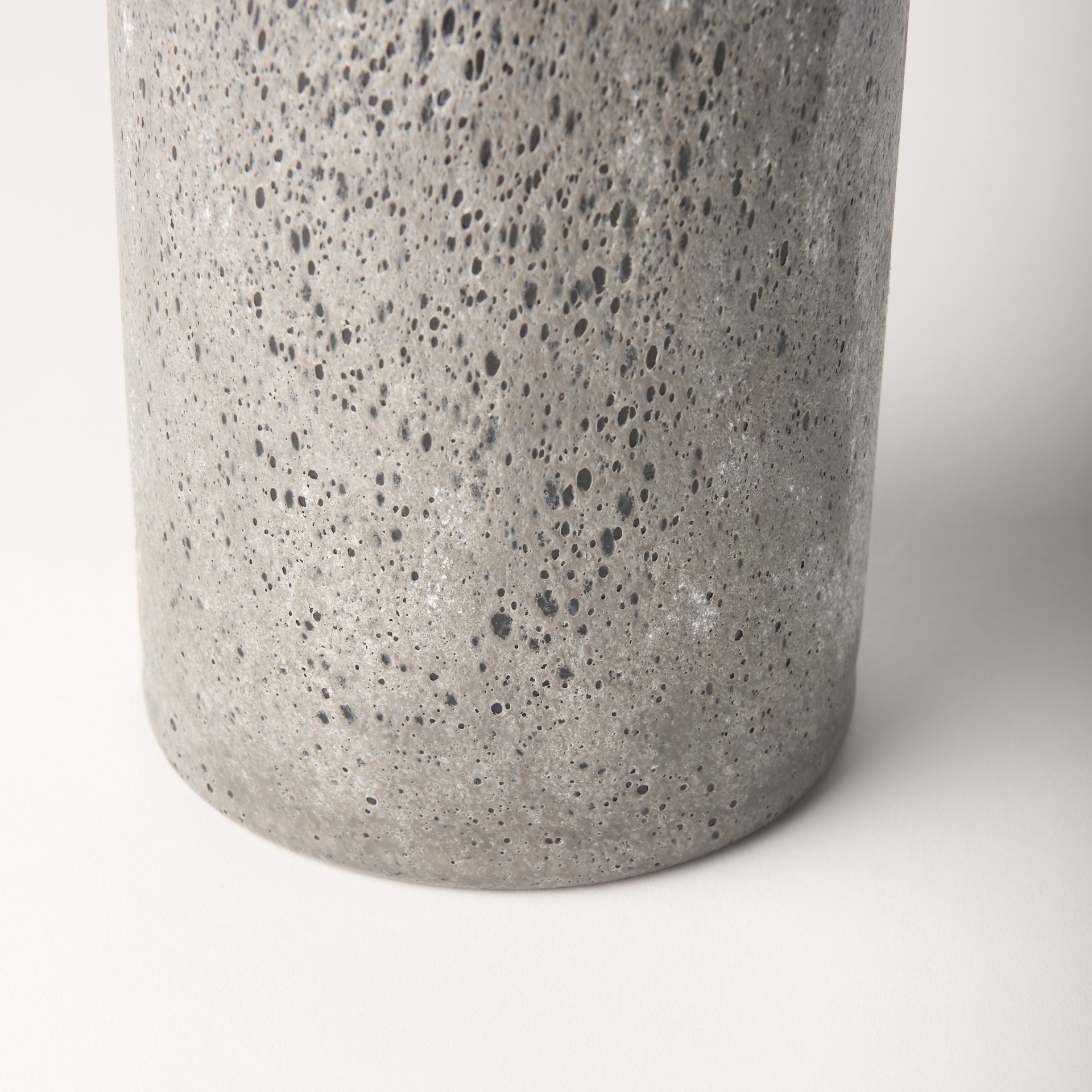 Emu Tall Black w/ Gray Vase - Central Designs