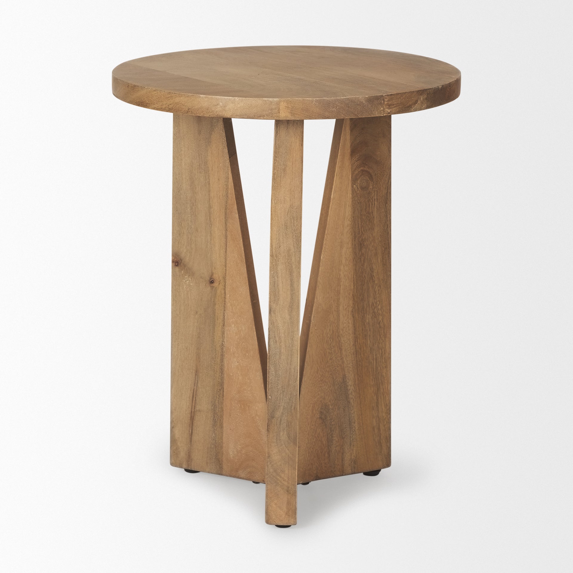 Mattius Light Wood Accent Table - Central Designs