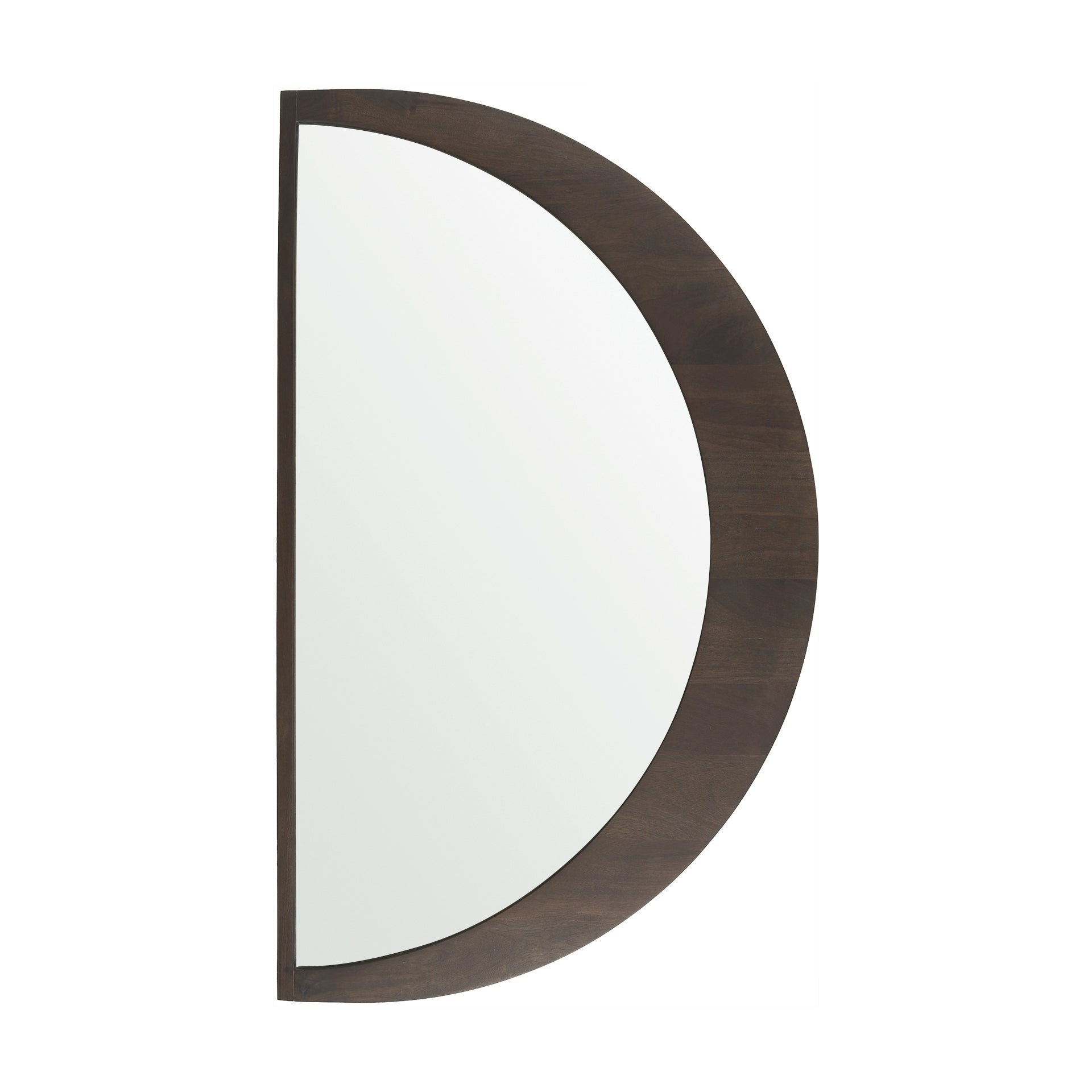 Celeste Dark Brown Wood Large Mirror - Central Designs