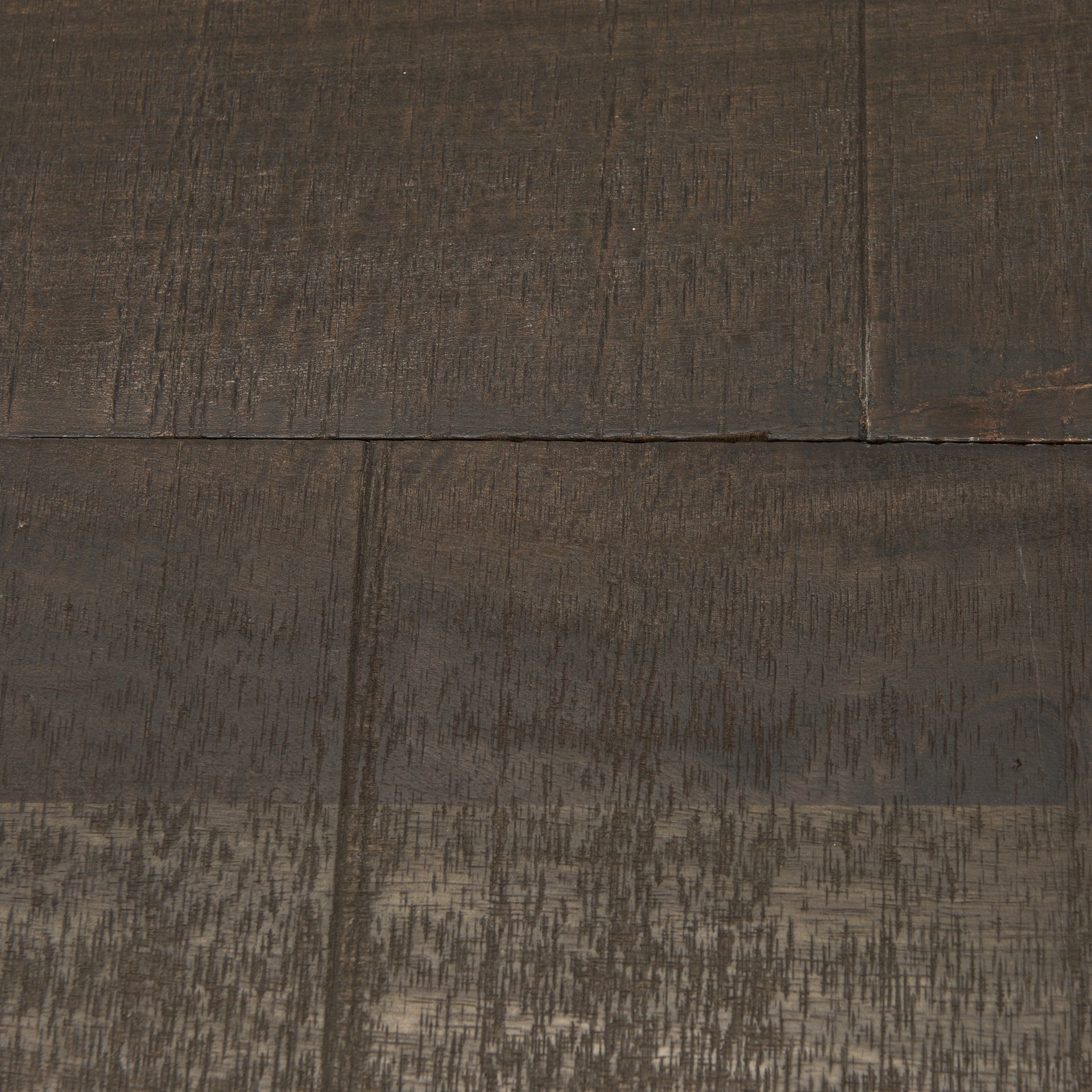 Eclipse Antique Brass Metal Drum Base w/ Dark Brown Wood Top End/Side Table - Central Designs