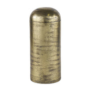 Quonset Extra Tall Brass Finished Aluminum Metal Pillar Object - Central Designs