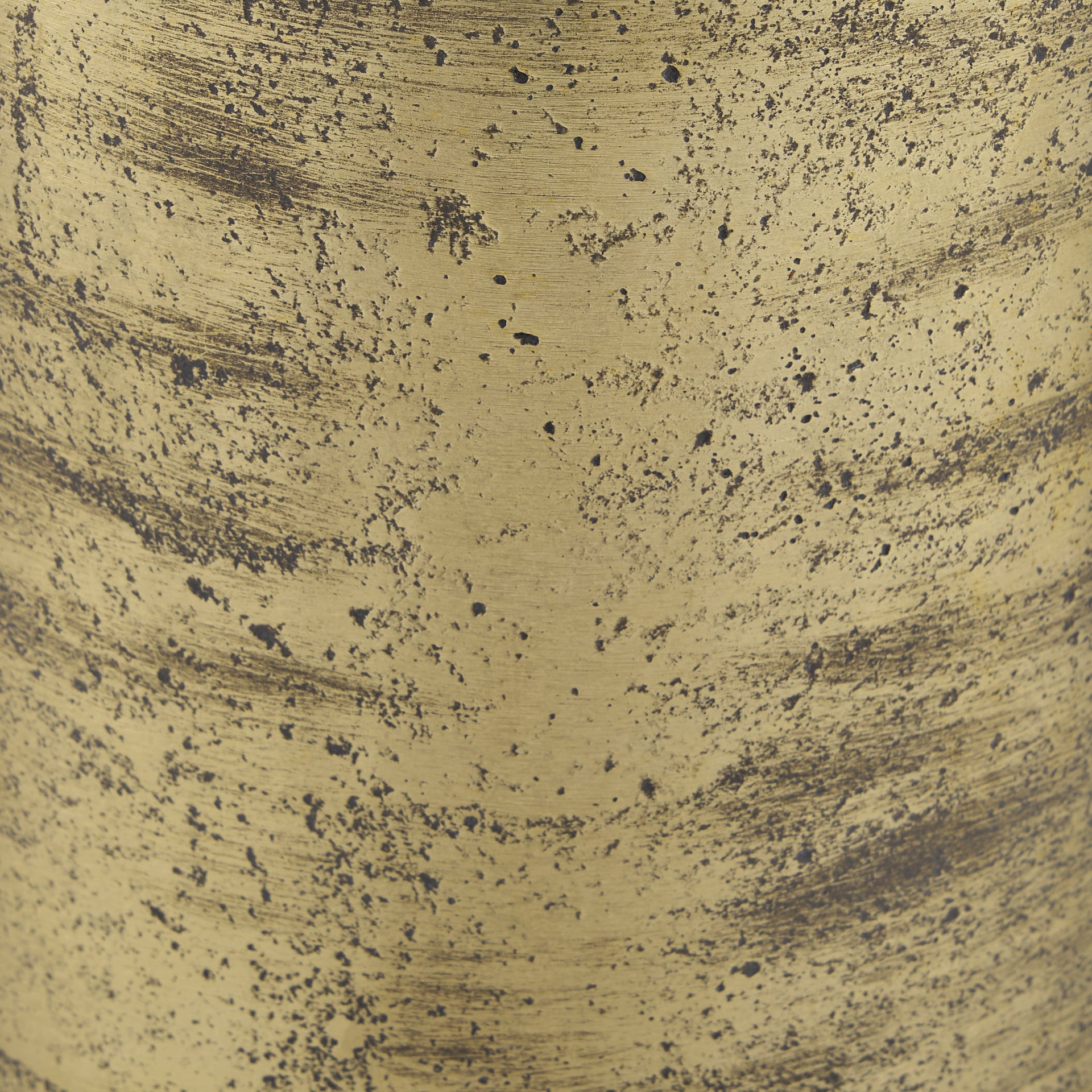 Quonset Extra Tall Brass Finished Aluminum Metal Pillar Object - Central Designs
