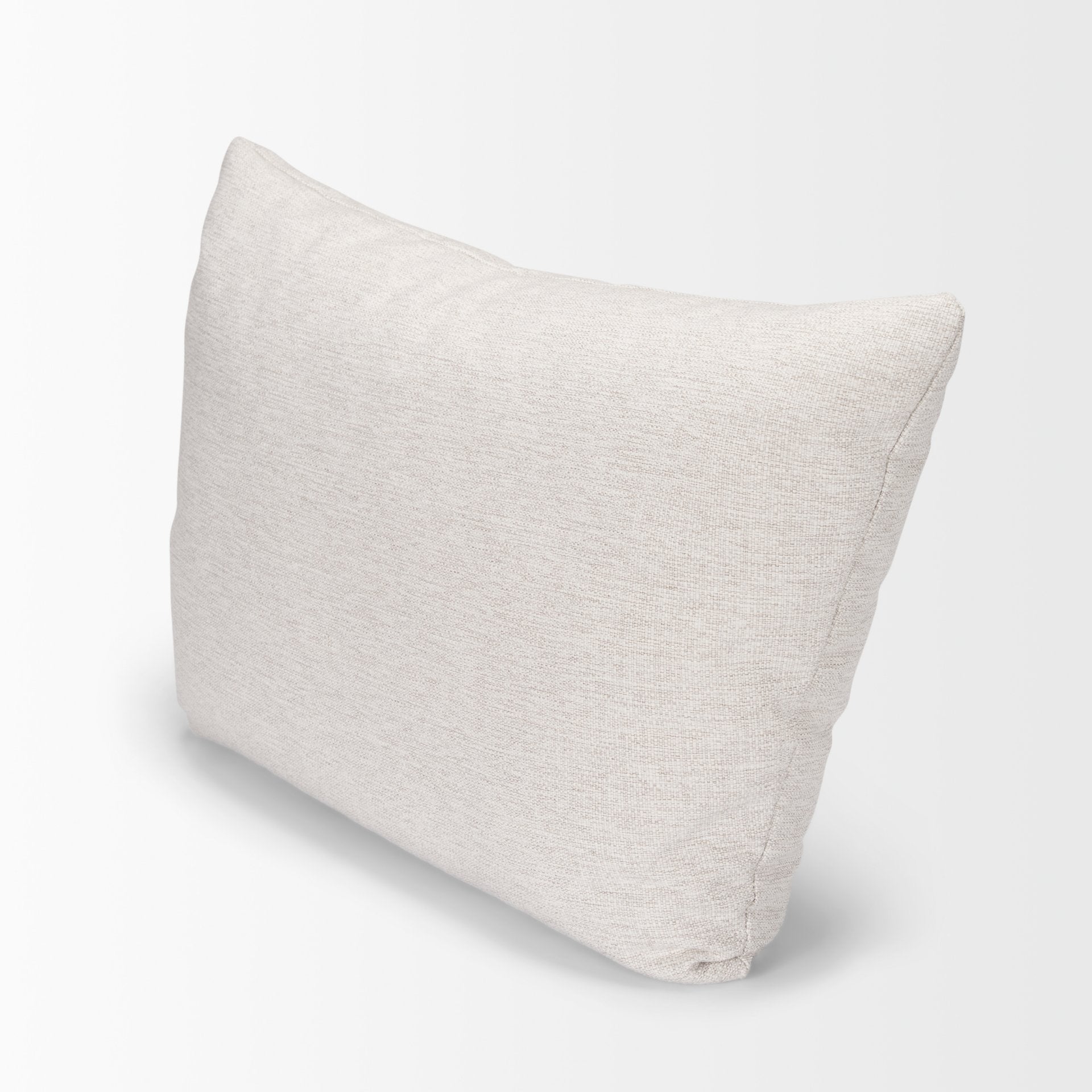 Halston Arm Pillow in Oatmeal Performance Fabric - Central Designs