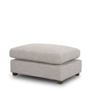 Halston Small Ottoman Light Gray Performance Fabric - Central Designs