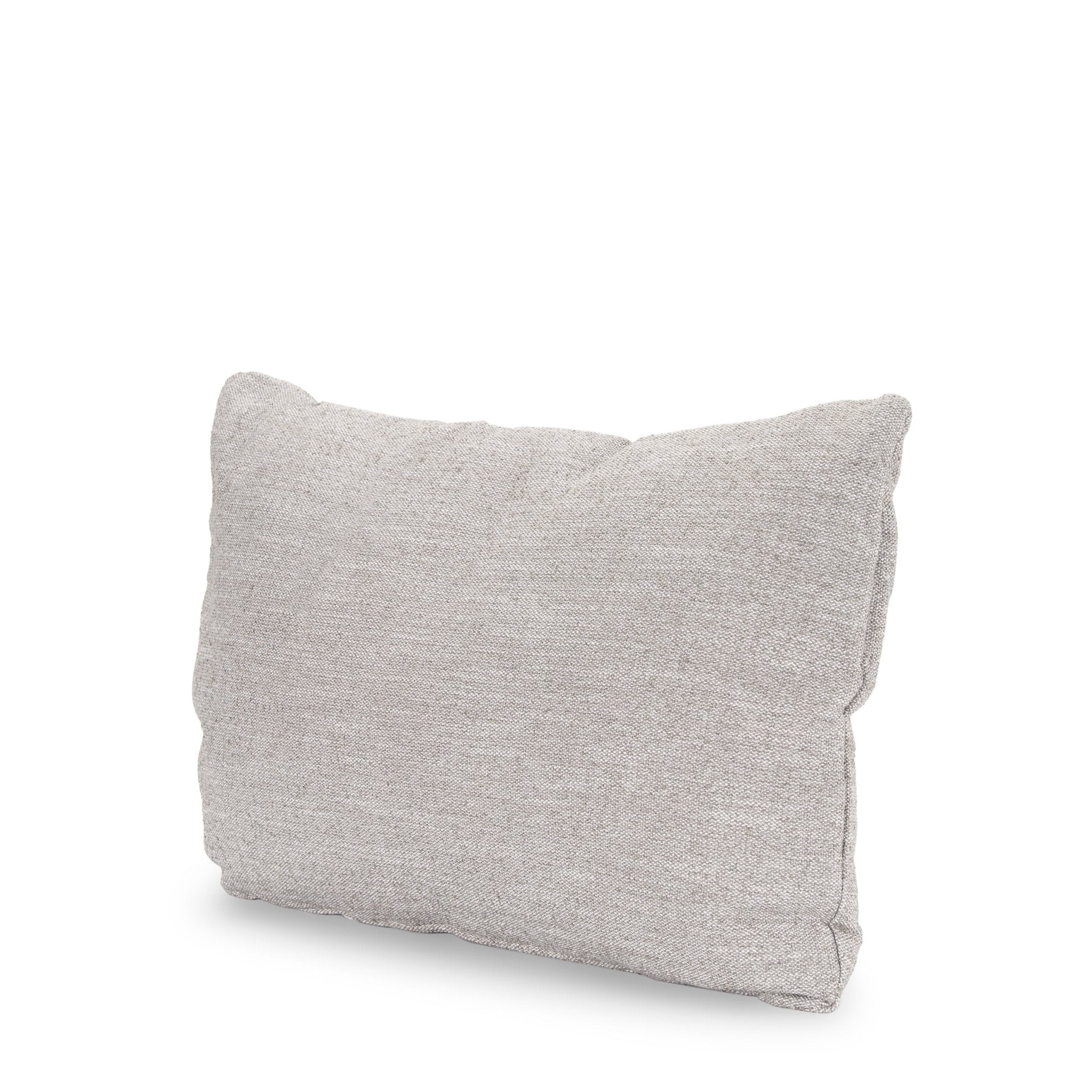 Halston Arm Pillow Light Gray Performance Fabric - Central Designs