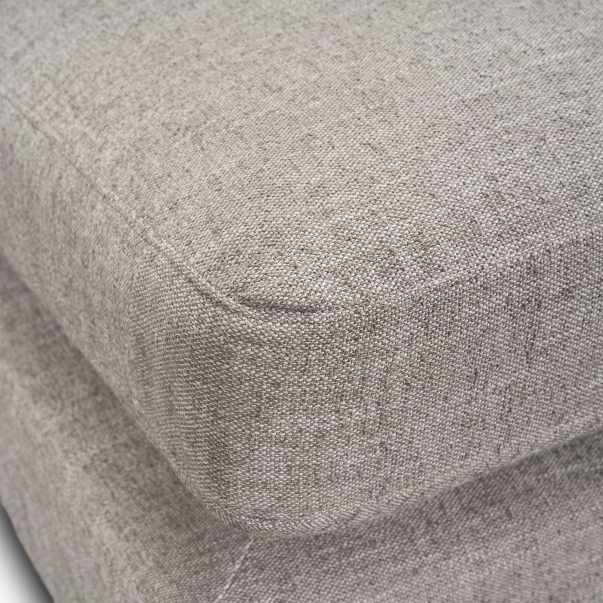 Halston Small Ottoman Light Gray Performance Fabric - Central Designs