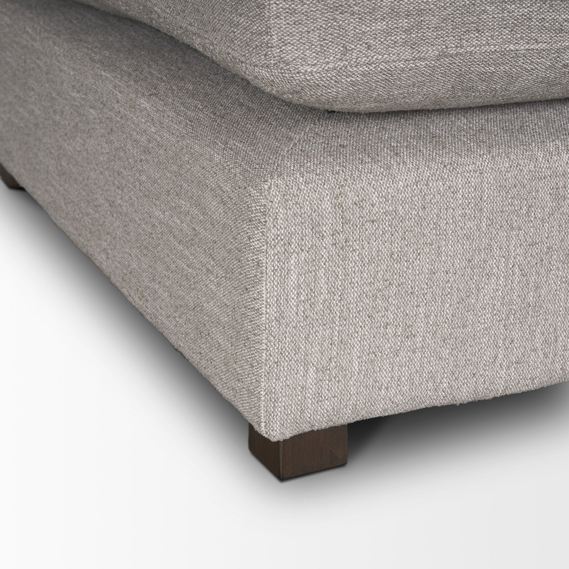 Halston Corner Light Grey Performance Fabric - Central Designs