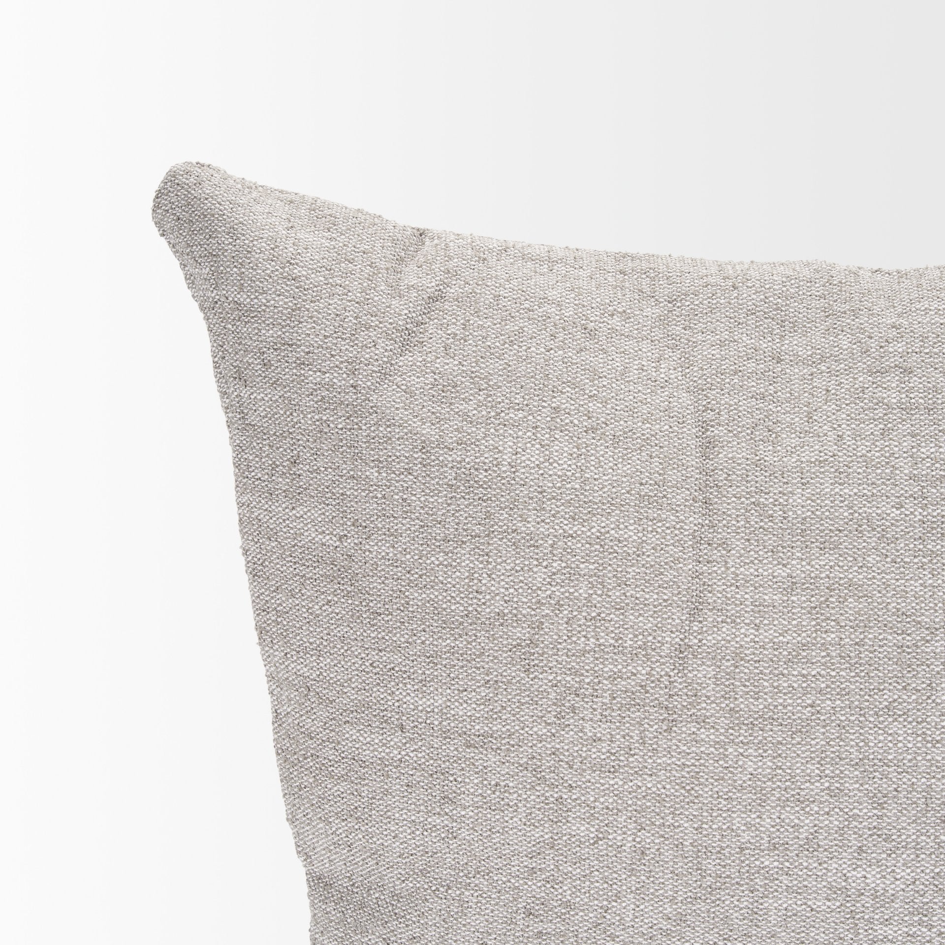 Halston Arm Pillow Light Gray Performance Fabric - Central Designs