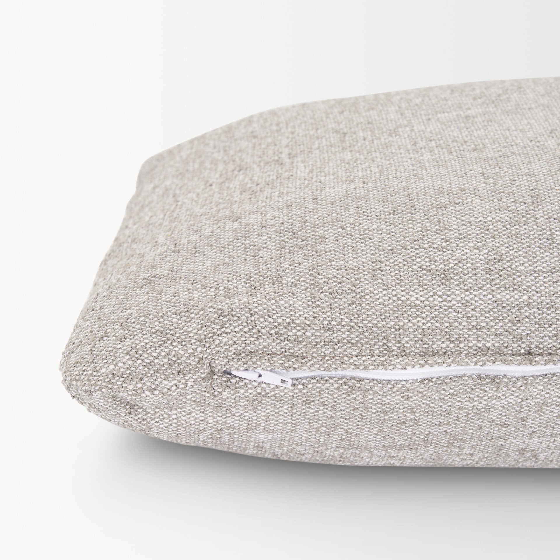 Halston Arm Pillow Light Gray Performance Fabric - Central Designs