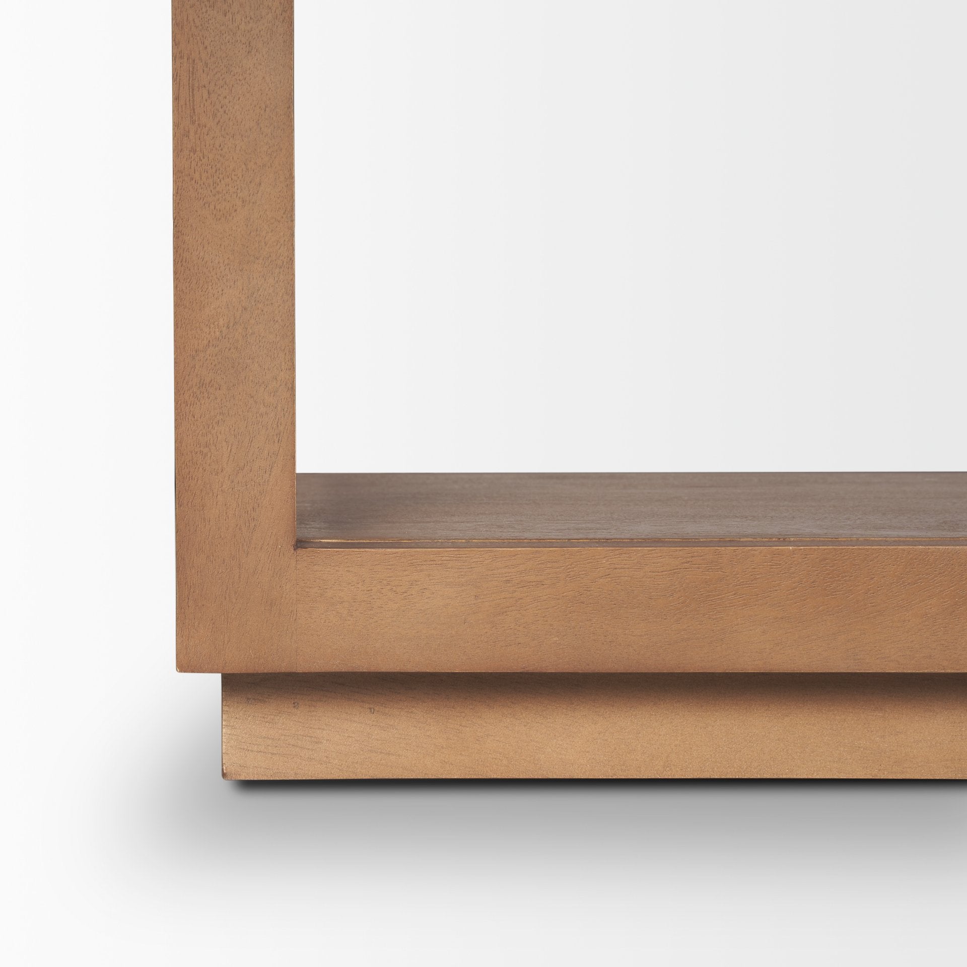 Bela Large Arched Console Table Medium Brown Wood - Central Designs