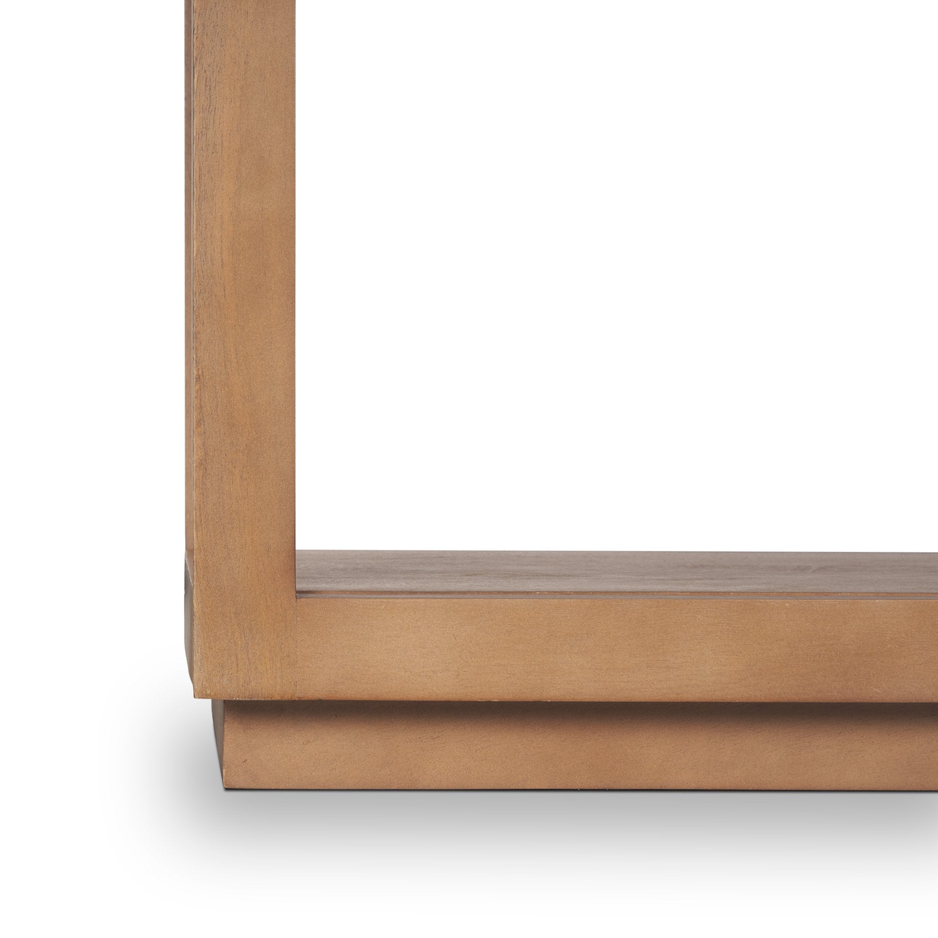 Bela Small Arched Console Table Medium Brown Wood - Central Designs