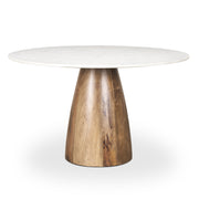 Allyson Round Marble Dinning Table - 48 - Central Designs