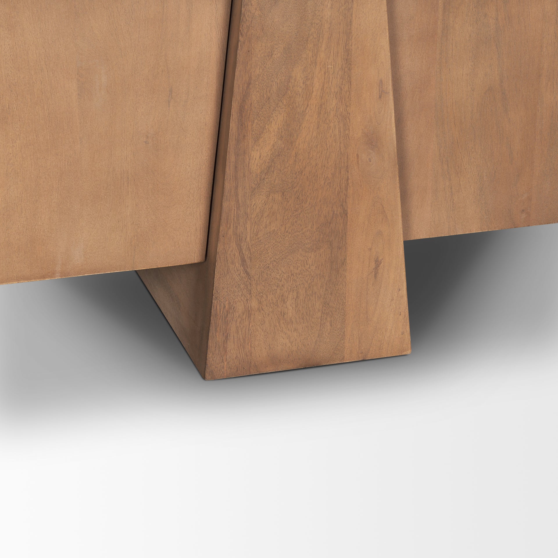 Eula Medium Brown Wood 4 - Door Sideboard - Central Designs