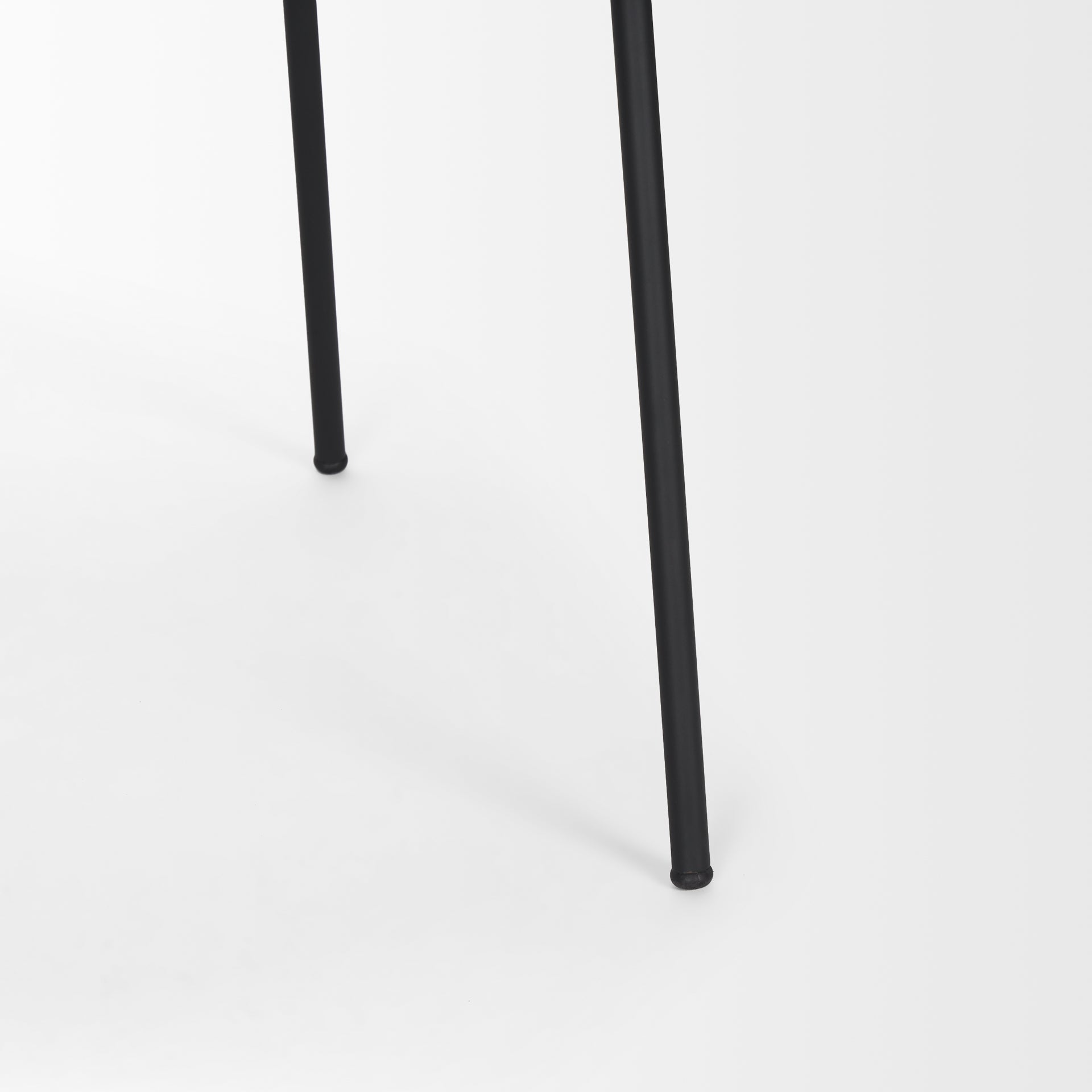 Carolyn Dining Chair w/ Oatmeal Fabric & Matte Black Metal - Central Designs