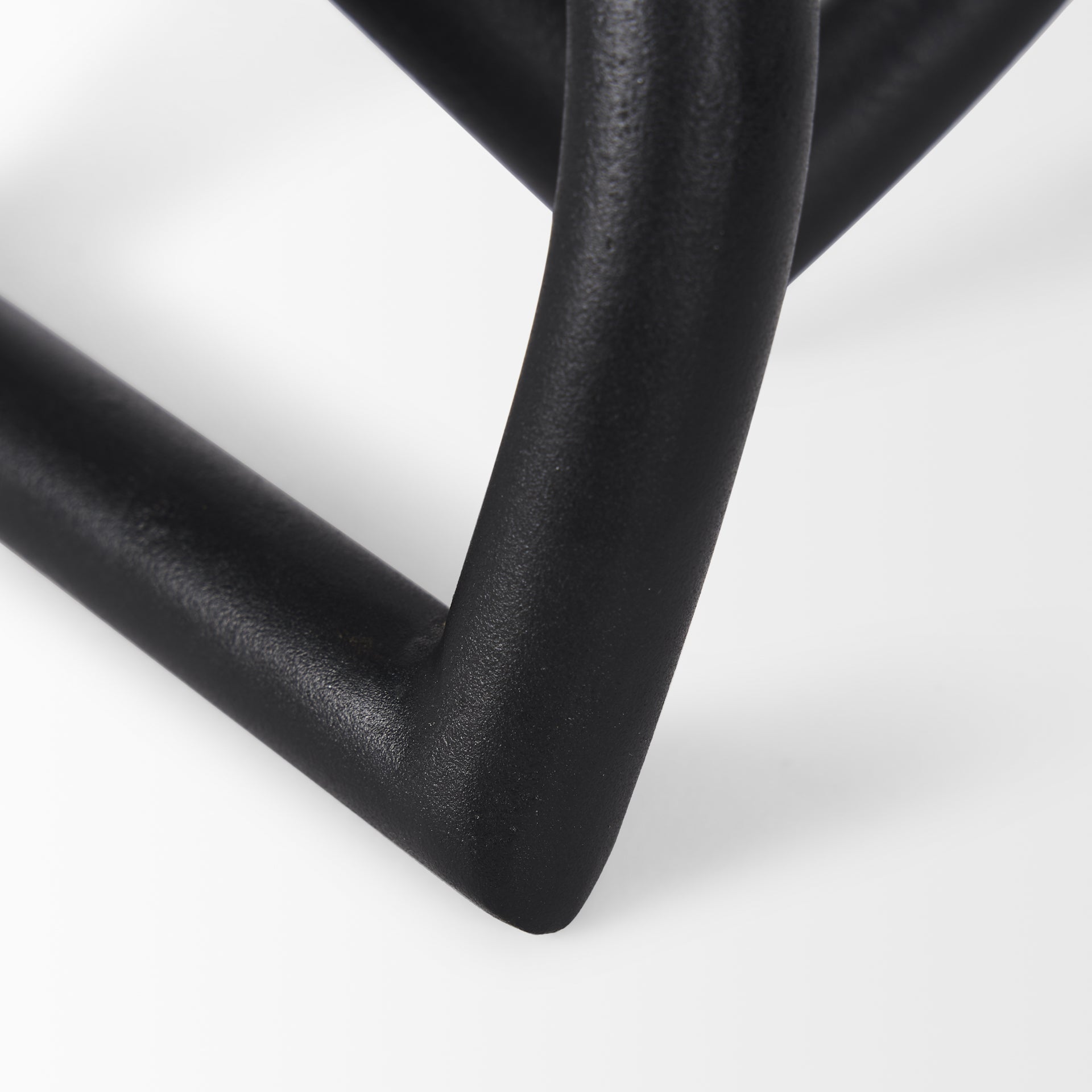 Locke Small Matte Black Metal Decorative Object - Central Designs