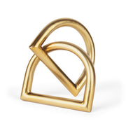 Locke Small Matte Gold Metal Decorative Object - Central Designs