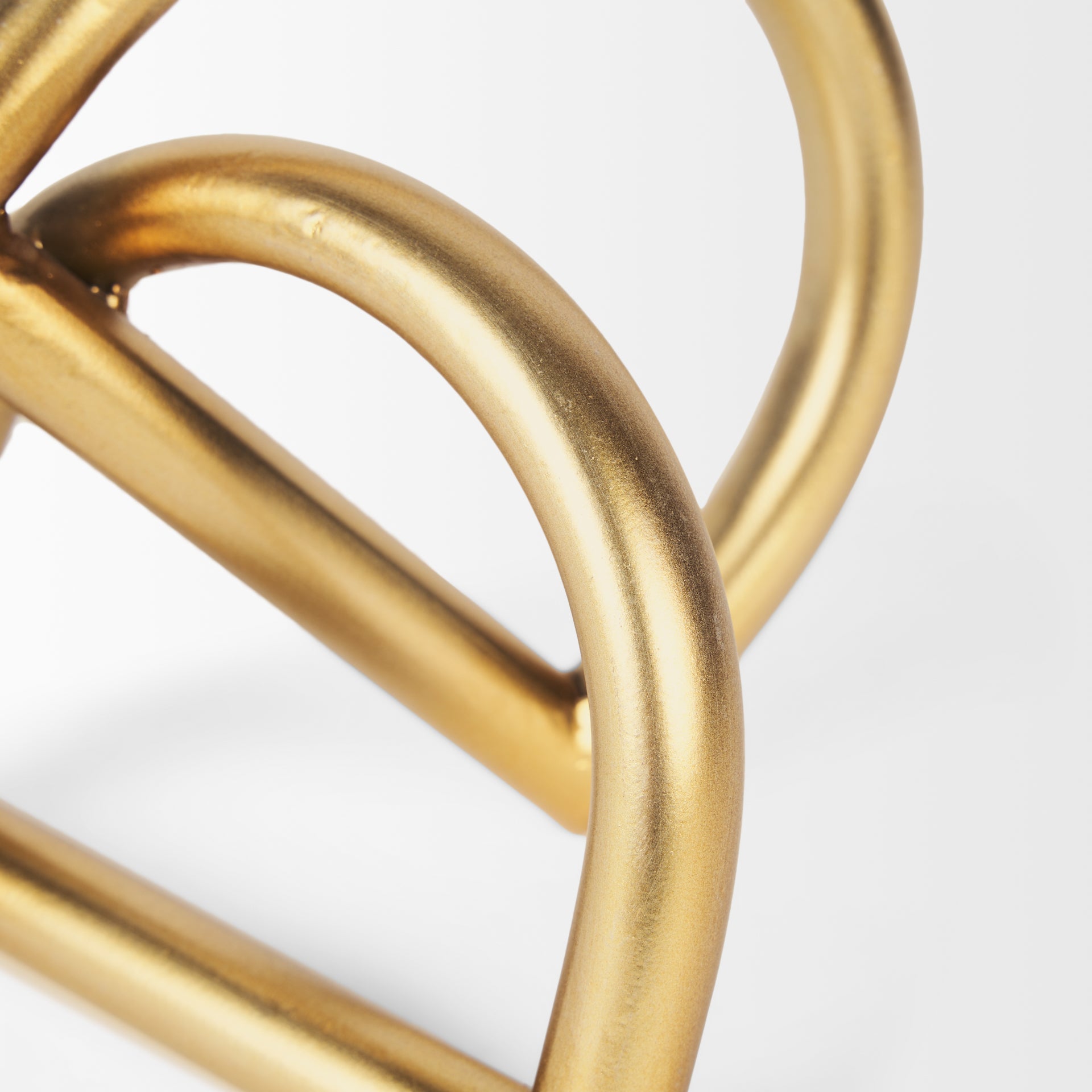 Locke Small Matte Gold Metal Decorative Object - Central Designs