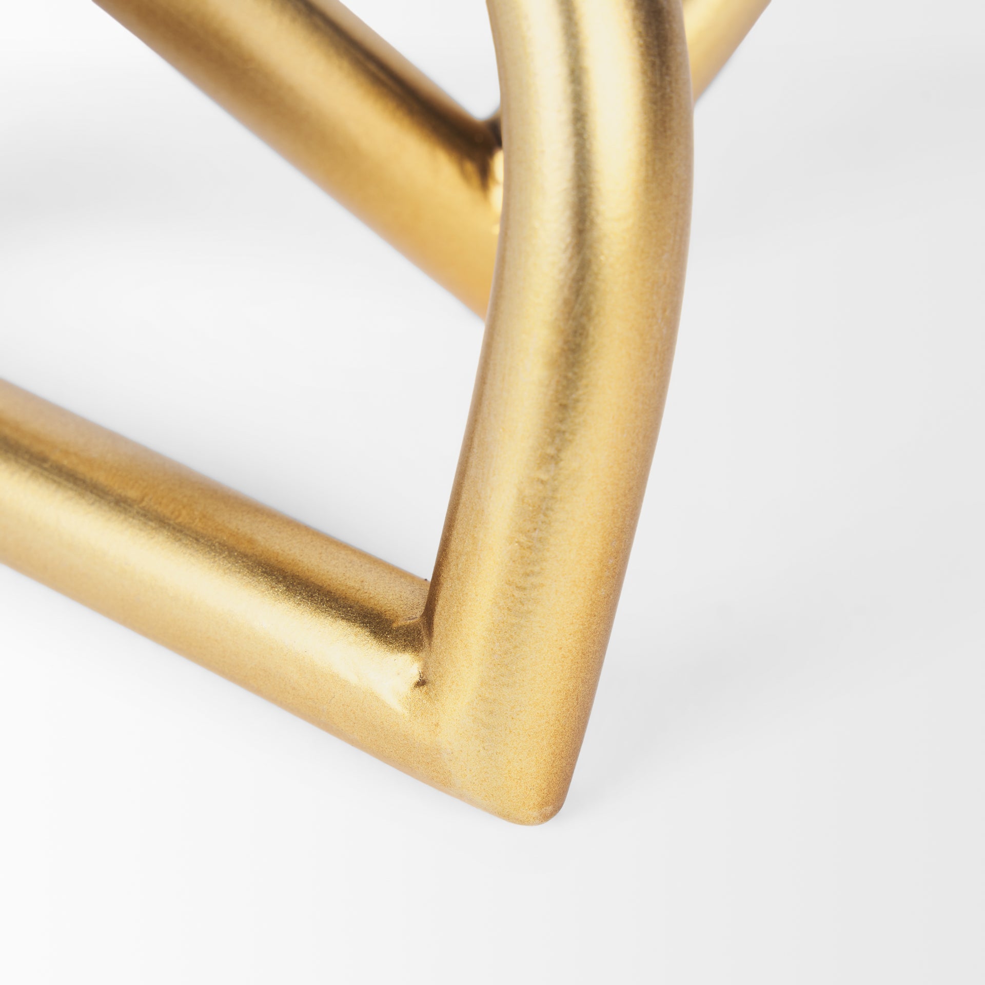 Locke Small Matte Gold Metal Decorative Object - Central Designs