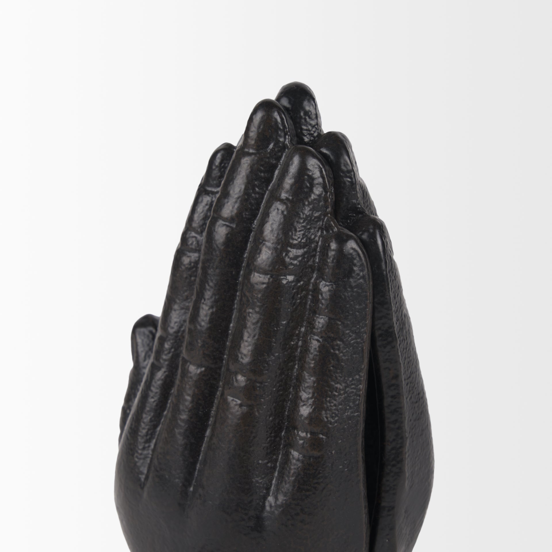 Praying Hands Bronze Cast Iron Book Ends - Central Designs
