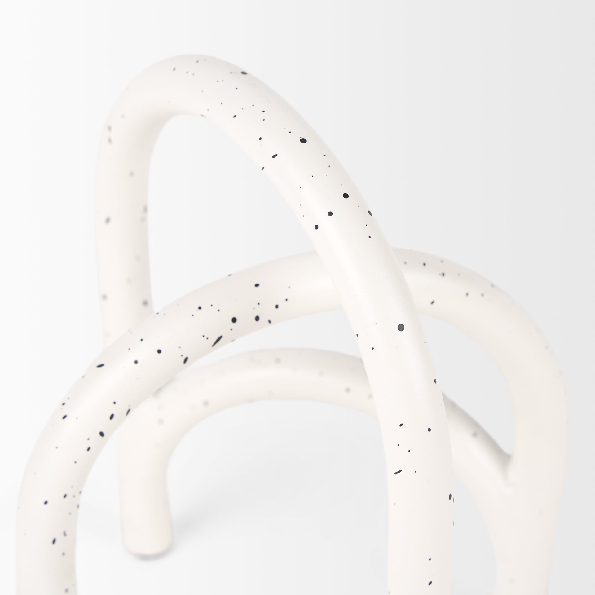 Springe White & Gray Speckled Arch Decorative Object (Set of 2) - Central Designs