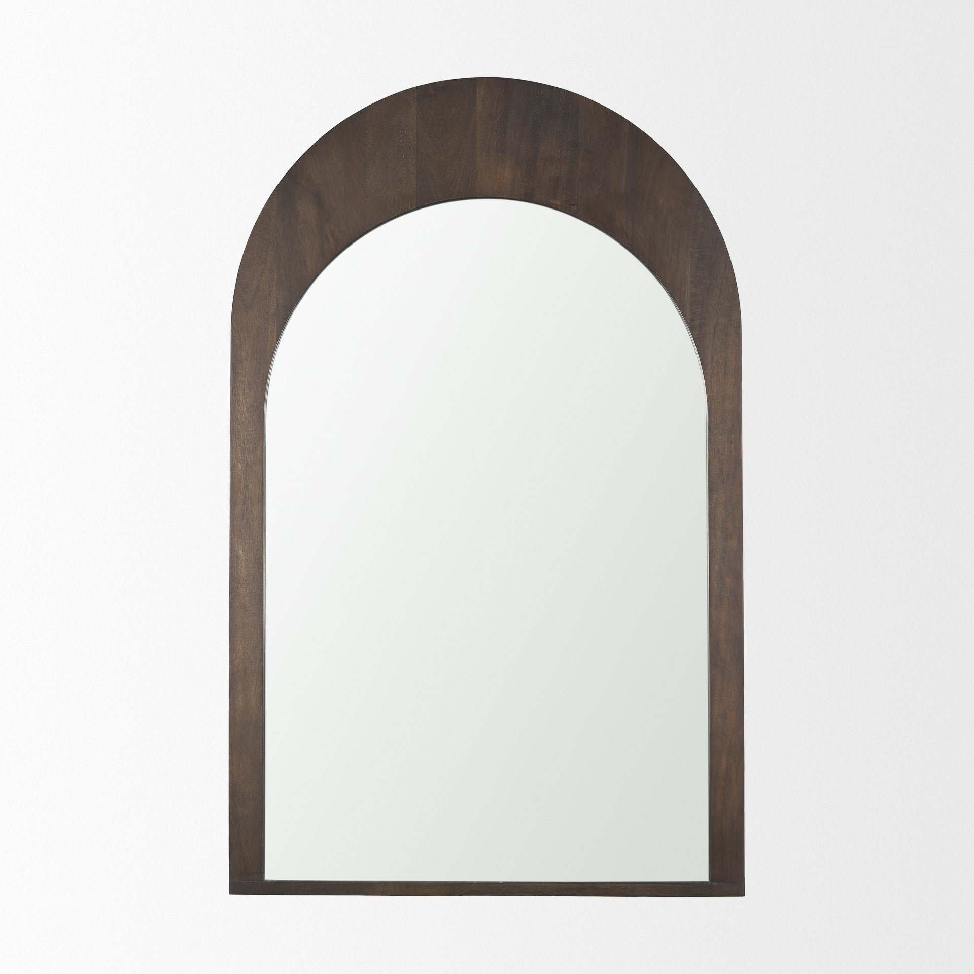 Celeste Dark Brown Medium Arched Mirror - Central Designs