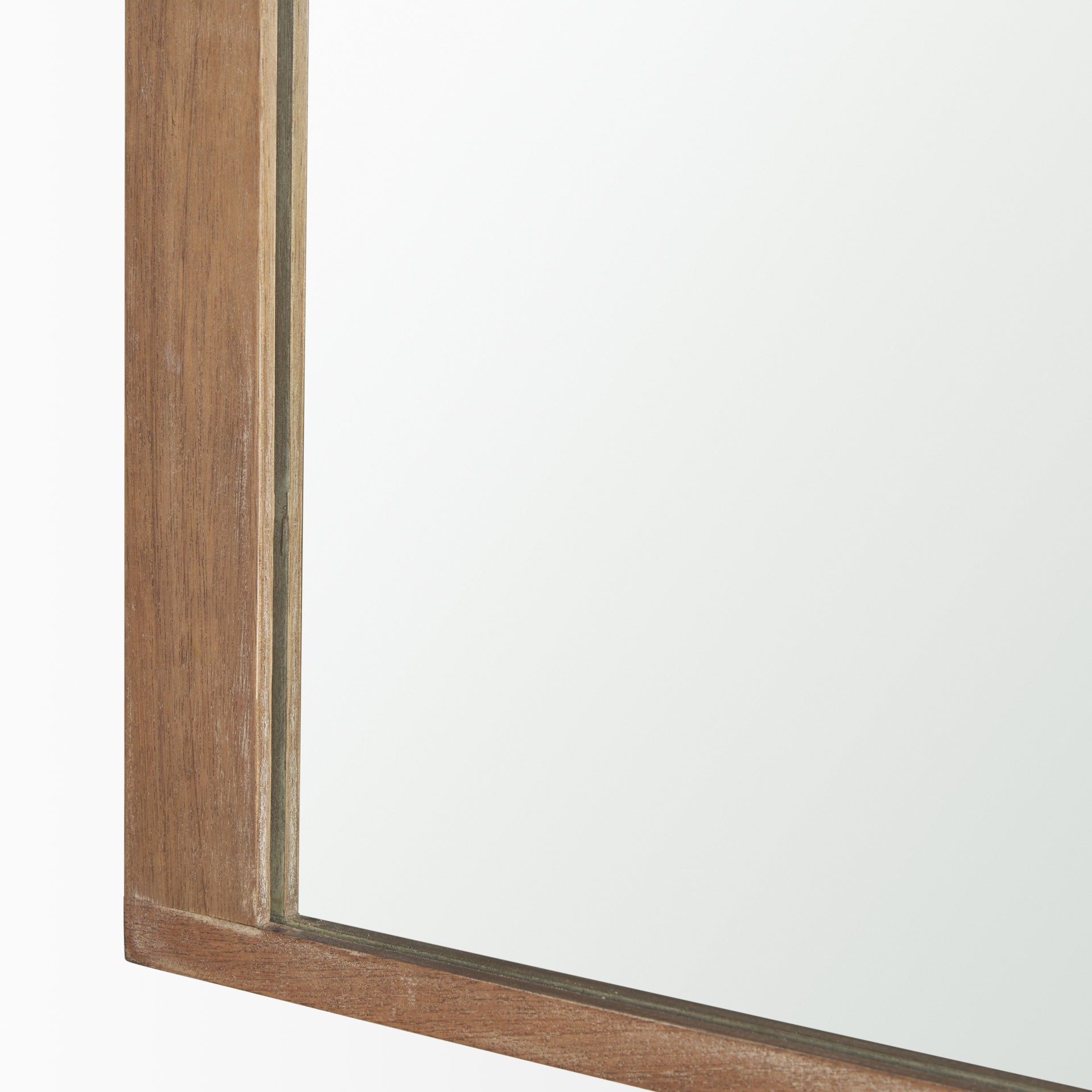 Celeste Light Brown Wood Medium Arched Mirror - Central Designs