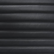 Grosjean Black Leather w/ Black Metal Frame Accent Chair - Central Designs