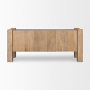 Beth Light Brown Wood w/ 3 Doors Sideboard - Central Designs