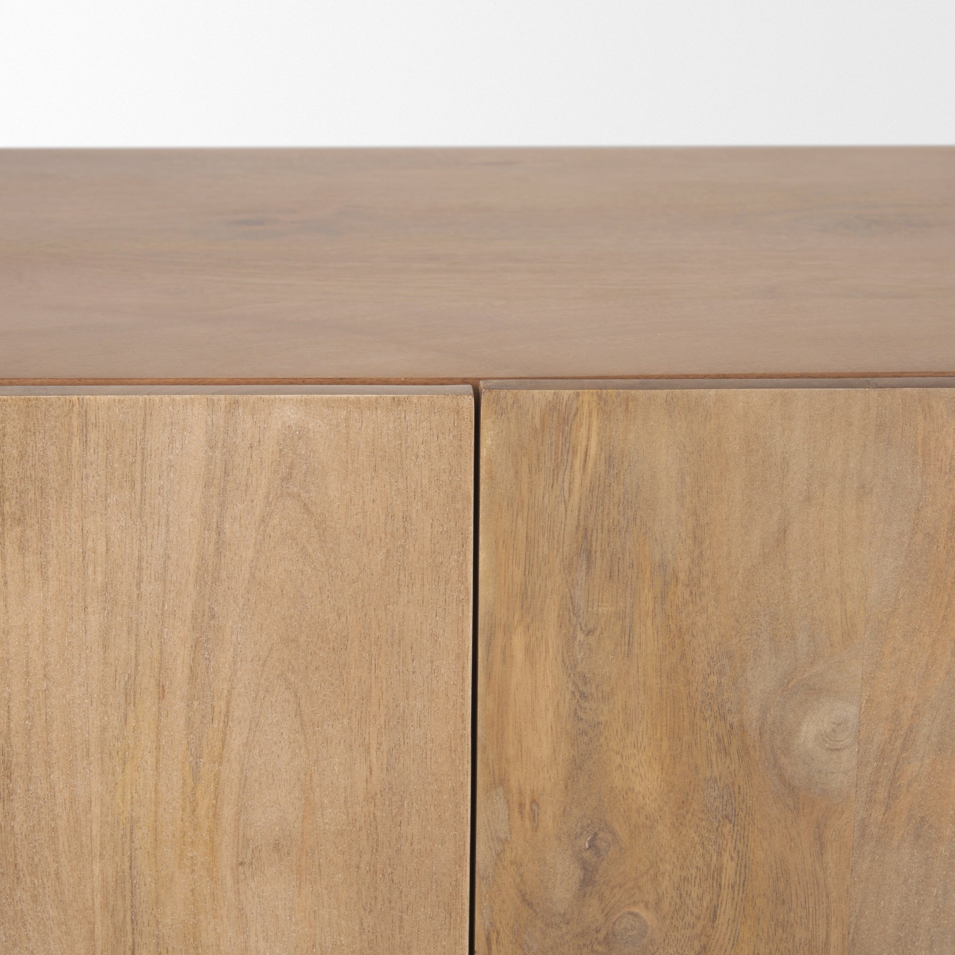 Beth Light Brown Wood w/ 3 Doors Sideboard - Central Designs