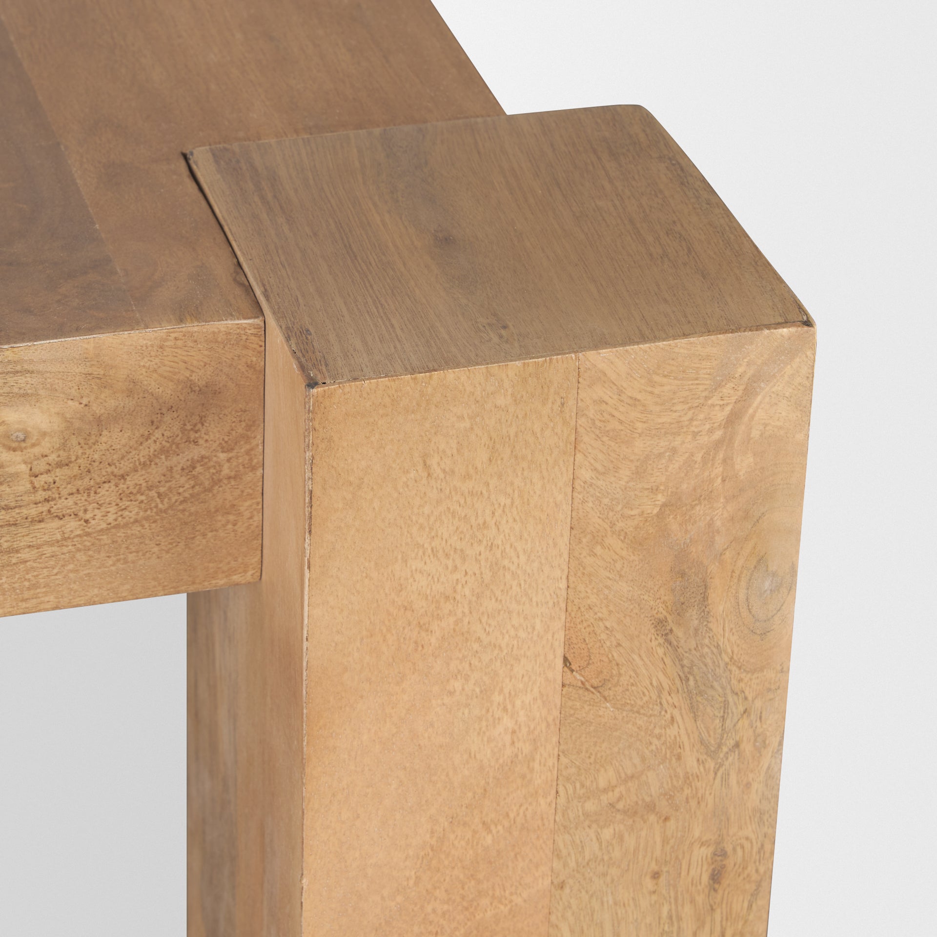 Beth Light Brown Wood Rectangular Dining Table - Central Designs