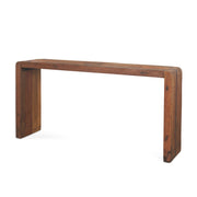 Estelle Rustic Brown Reclaimed Wood Console Table - Central Designs