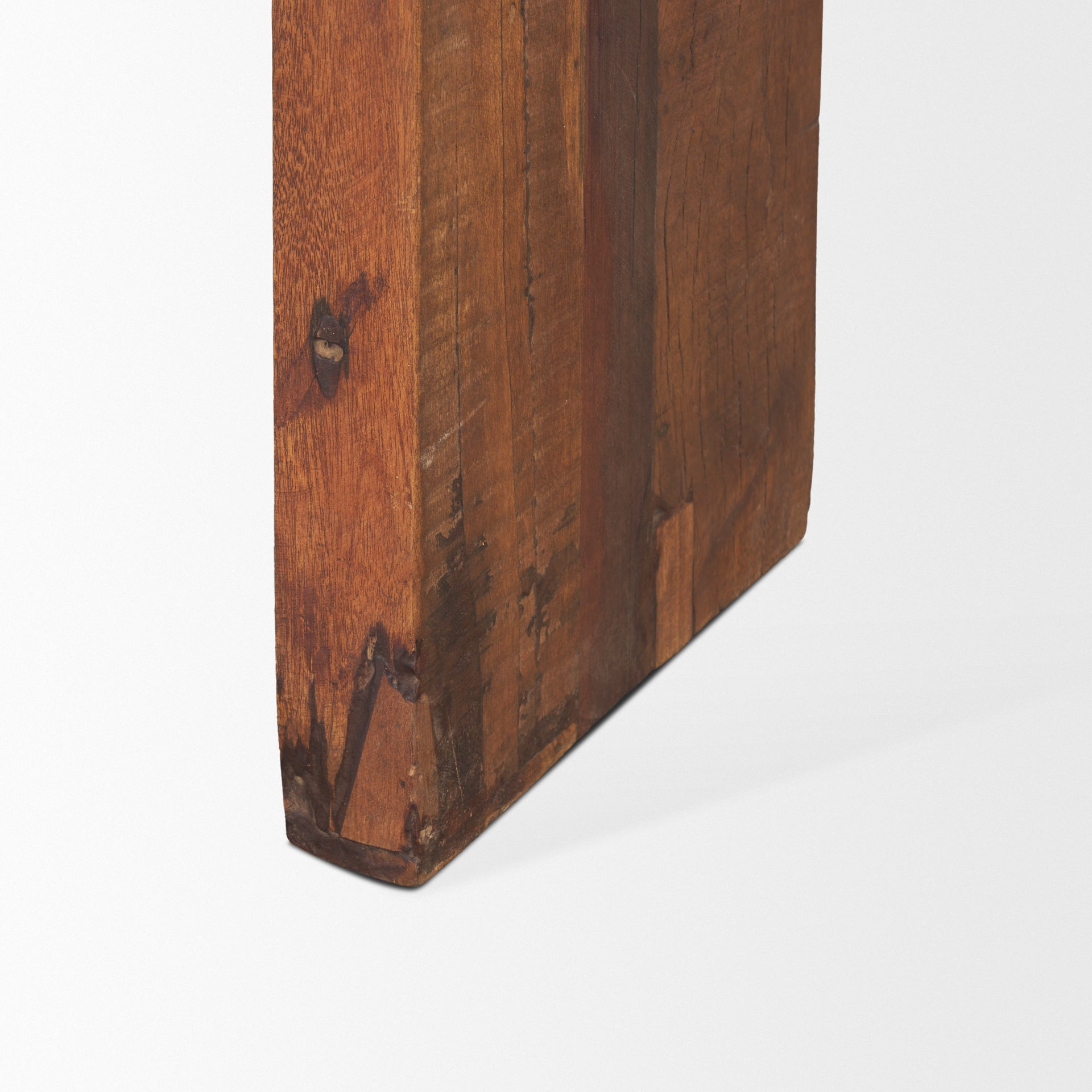 Estelle Rustic Brown Reclaimed Wood Console Table - Central Designs