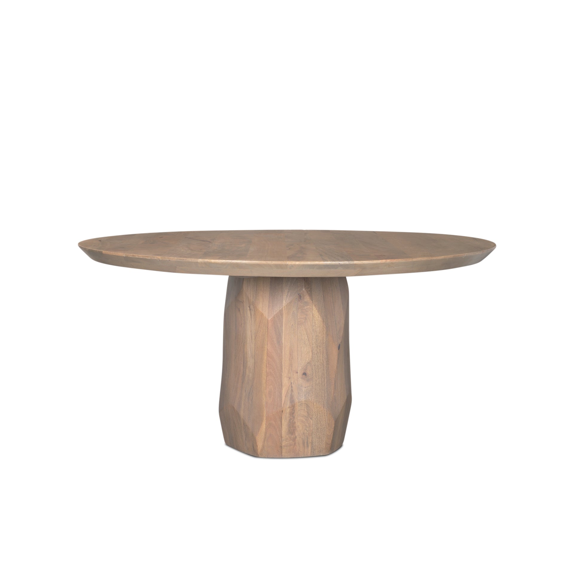 Fitzgerald 60" Light Brown Wood Dining Table - Central Designs