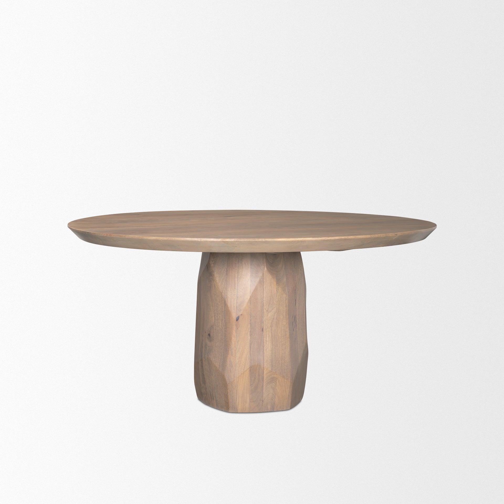 Fitzgerald 60" Light Brown Wood Dining Table - Central Designs