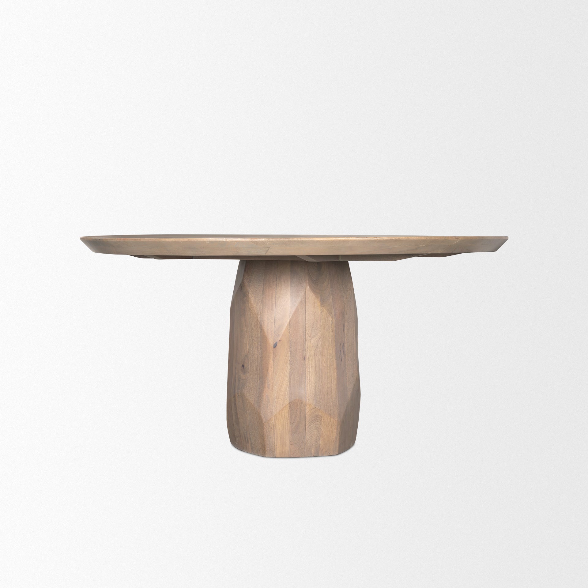 Fitzgerald 60" Light Brown Wood Dining Table - Central Designs