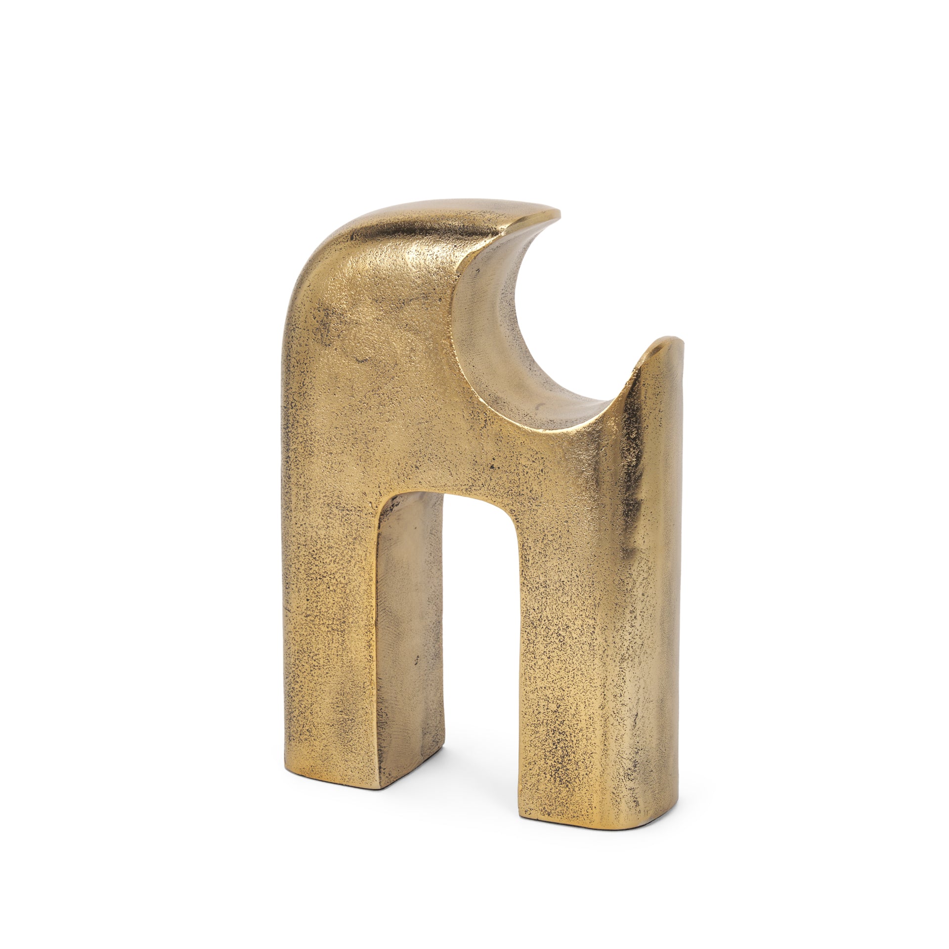 Renni Antiqued Brass Small Decorative Sculpture - Central Designs