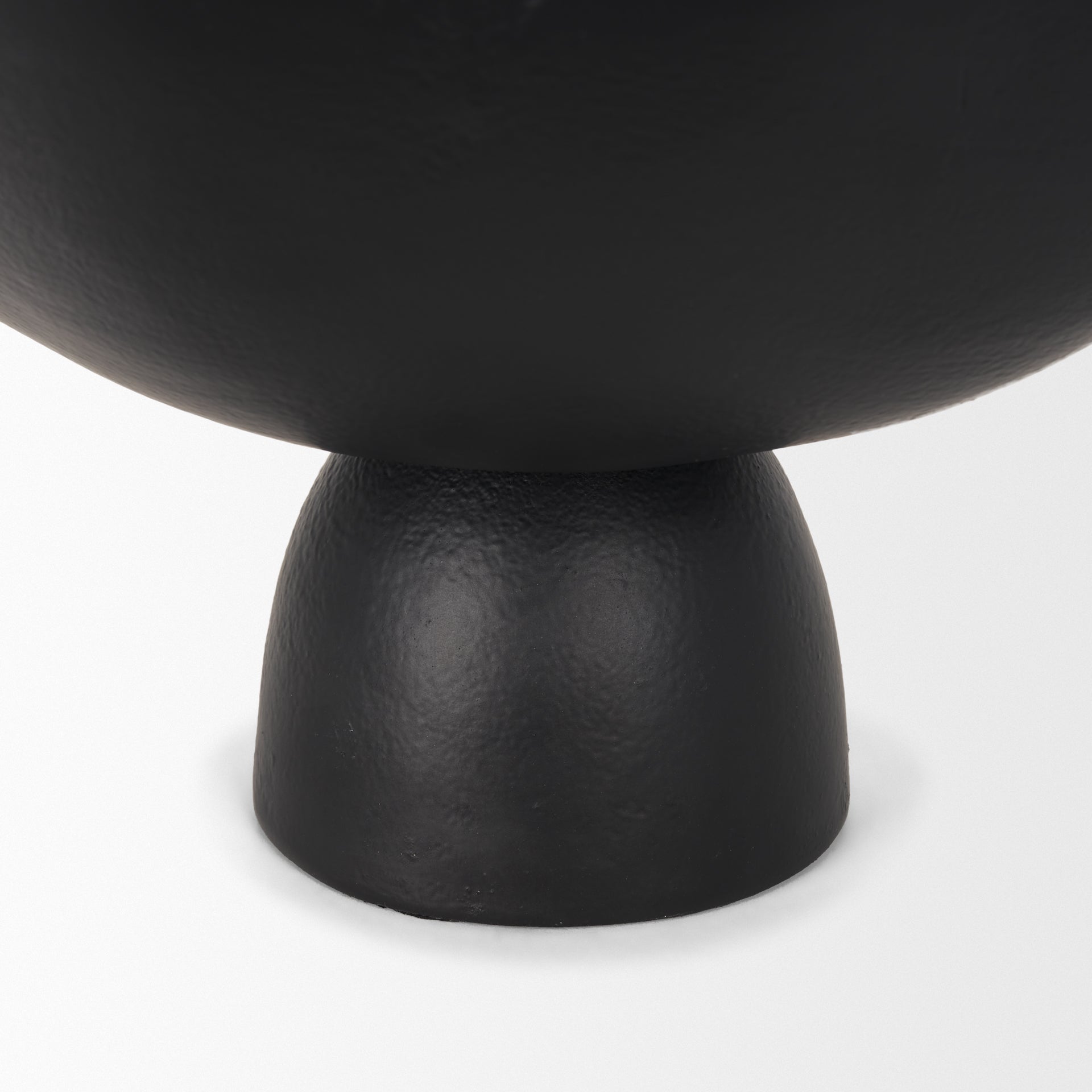 Radka Small Matte Black Metal Decorative Bowl - Central Designs
