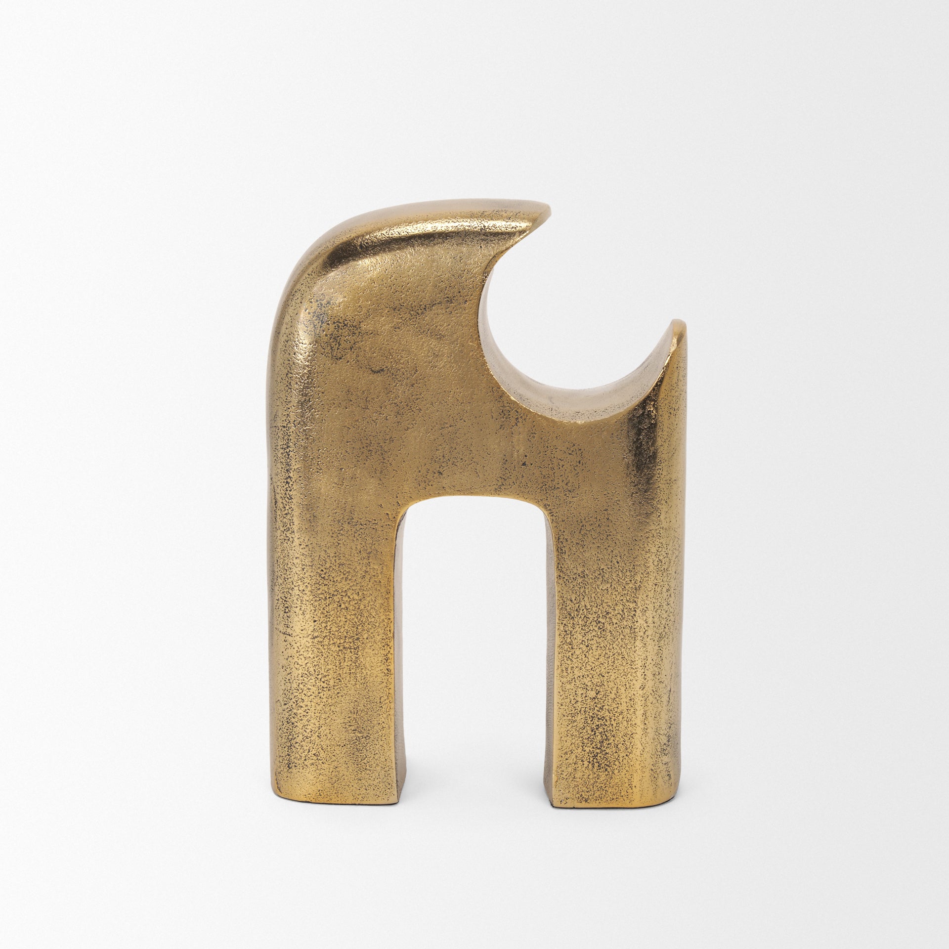 Renni Antiqued Brass Small Decorative Sculpture - Central Designs