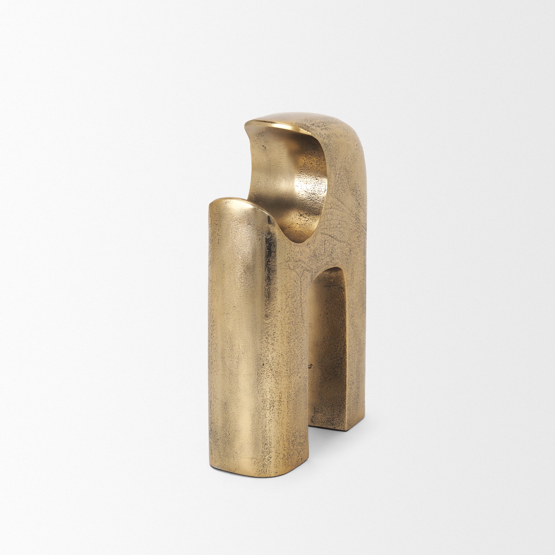 Renni Antiqued Brass Small Decorative Sculpture - Central Designs