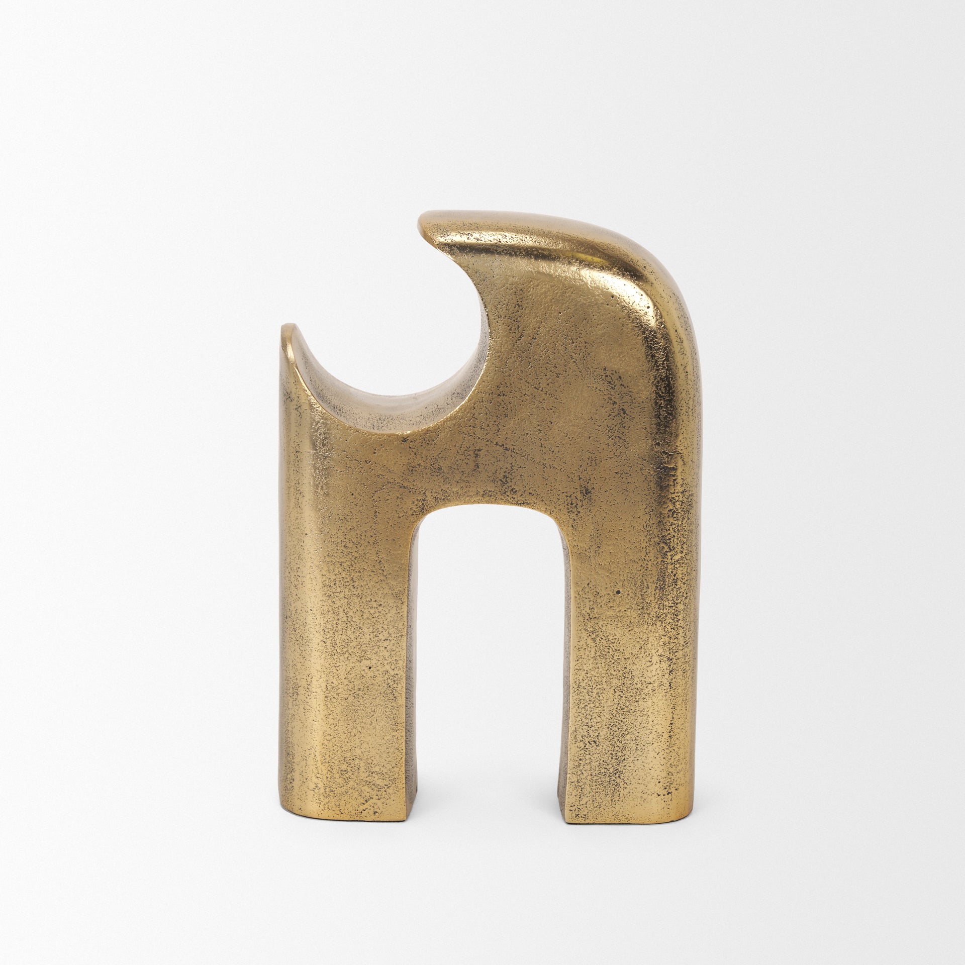 Renni Antiqued Brass Small Decorative Sculpture - Central Designs