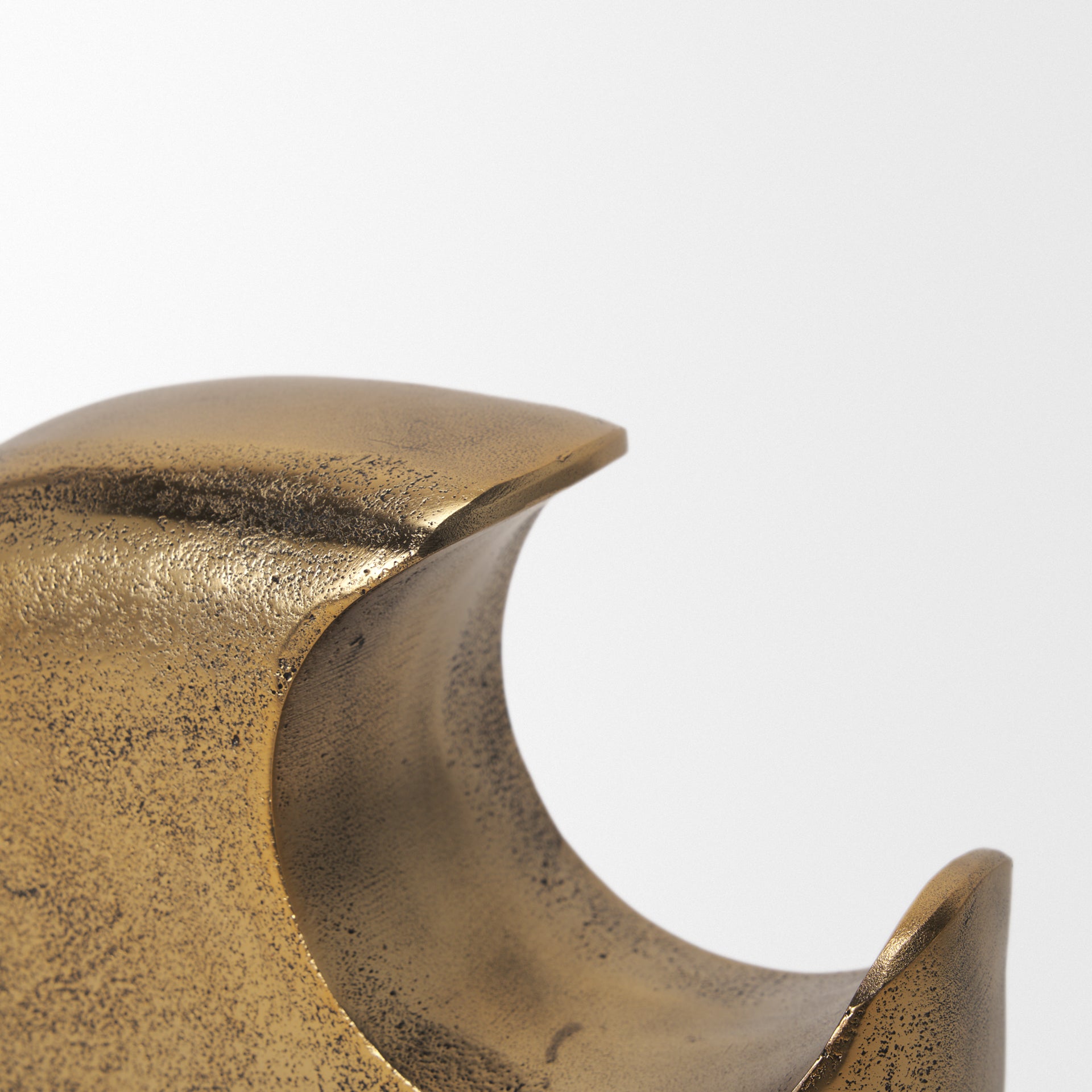Renni Antiqued Brass Small Decorative Sculpture - Central Designs