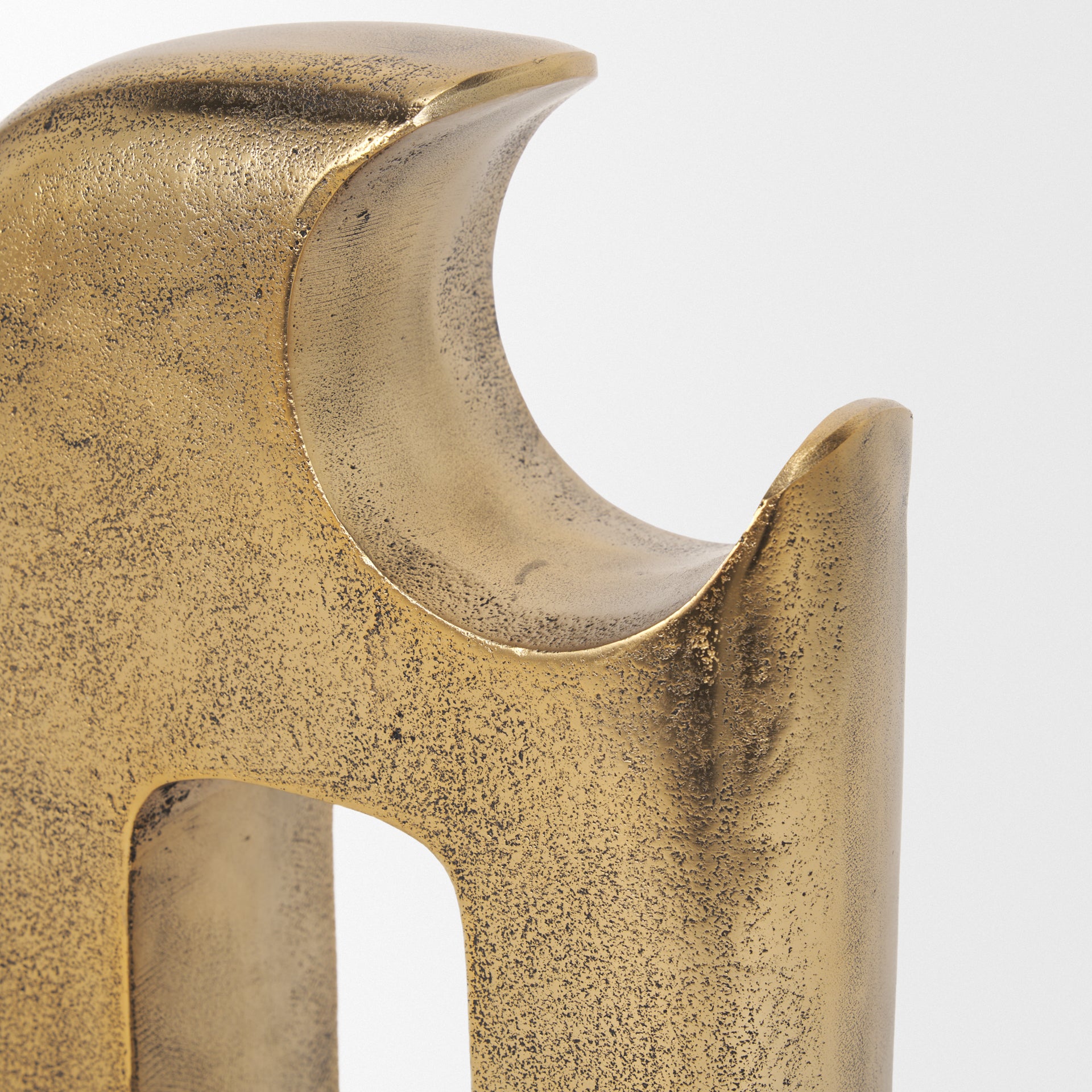 Renni Antiqued Brass Small Decorative Sculpture - Central Designs