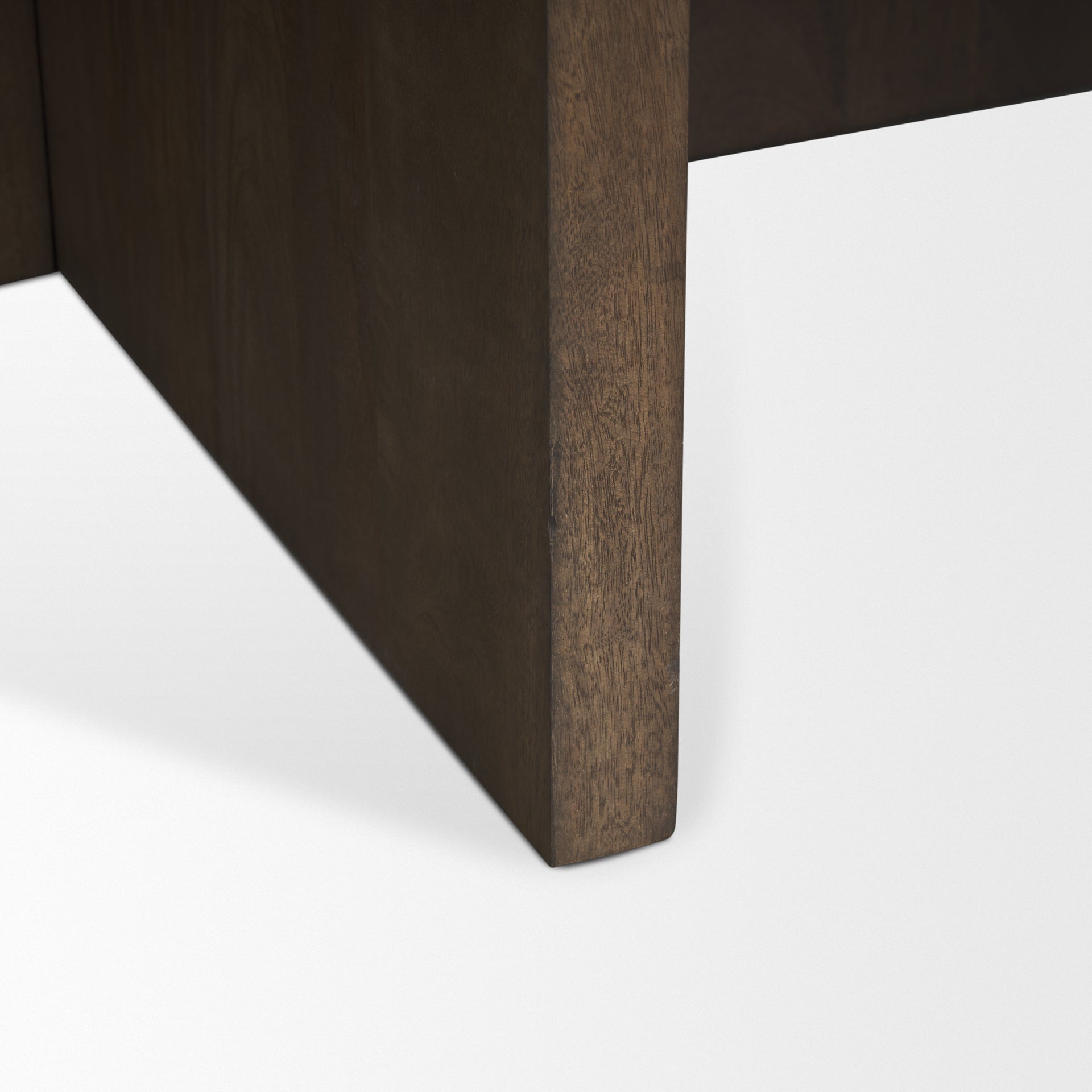 Bianca Dark Brown Wood w/ Marble Round Top Coffee Table - Central Designs