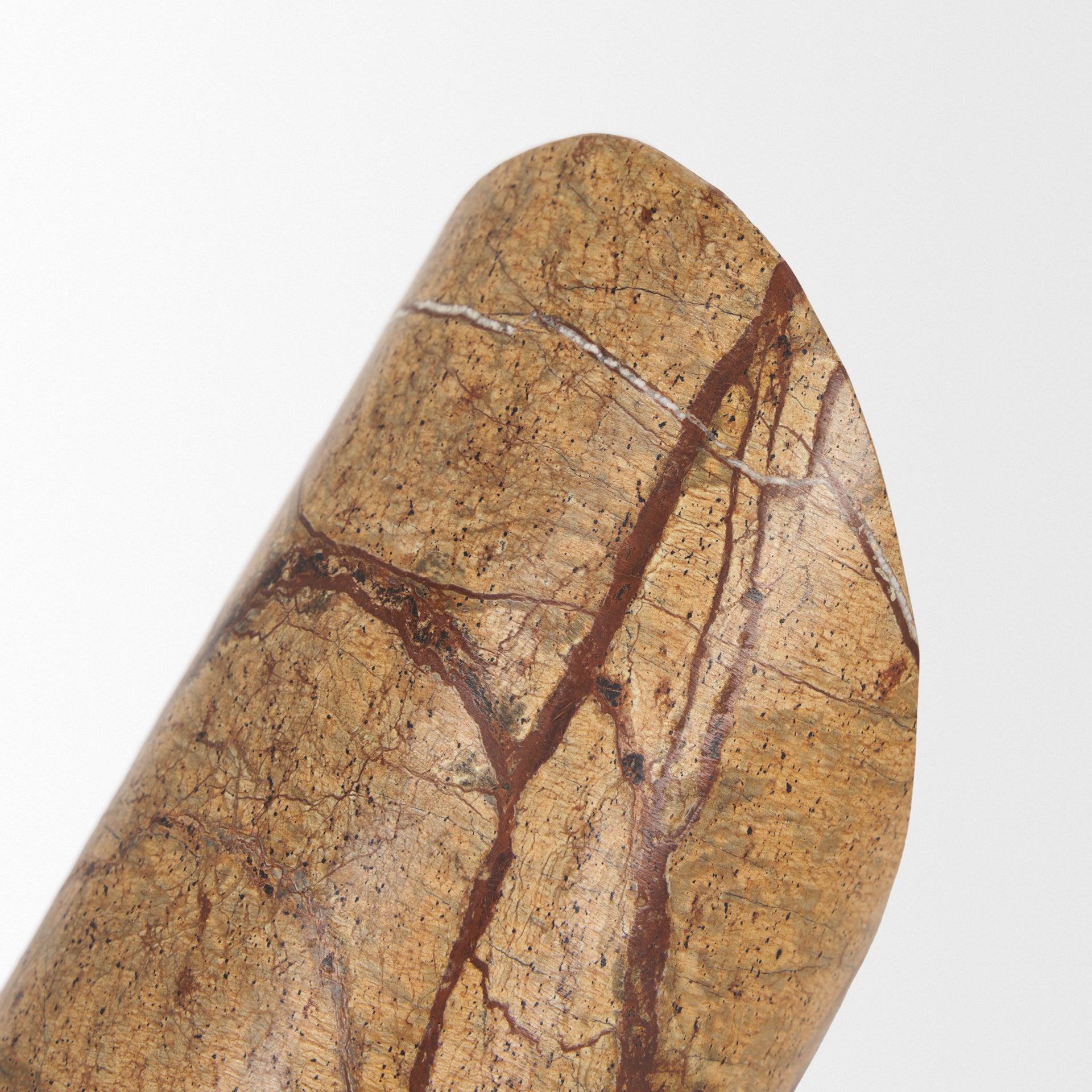 Rahima Brown Forest Marble Angled Bookends - Central Designs